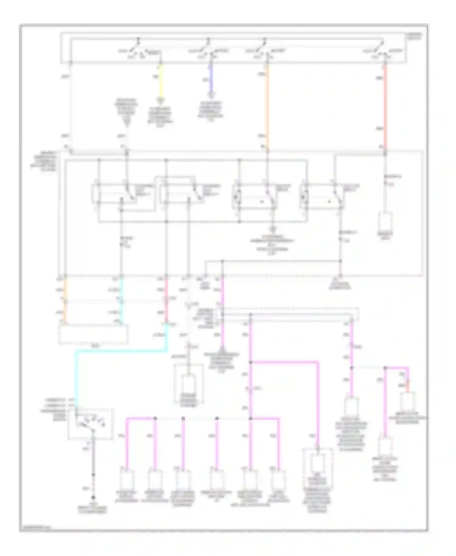 Odyssey Honda IV (2008-2013): Power distribution circuit (5 of 9)