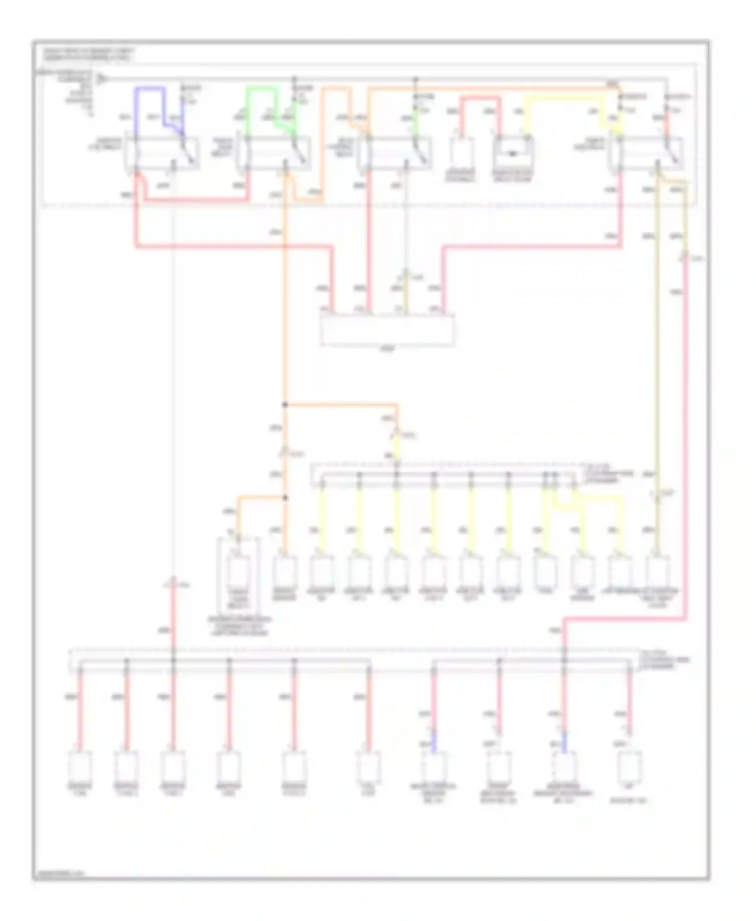 Odyssey Honda IV (2008-2013): Power distribution circuit (9 of 9)