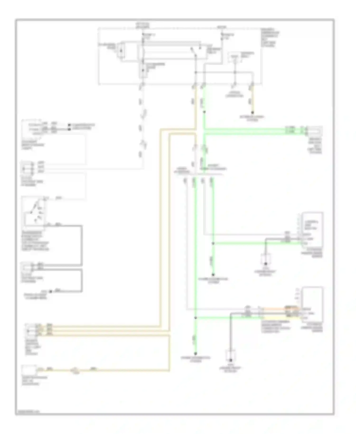 Odyssey Honda IV (2008-2013): Automatic day/night mirror circuit
