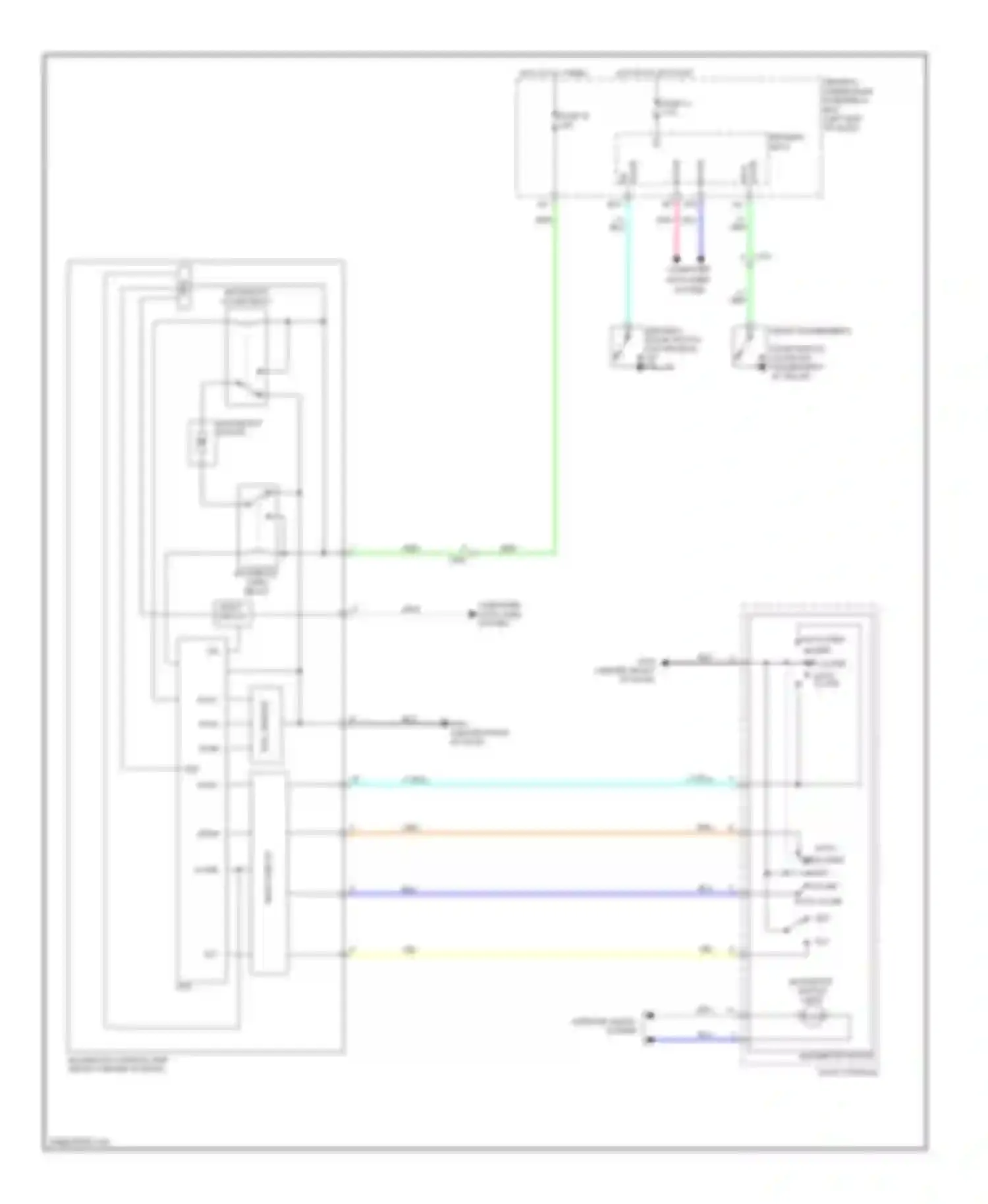 Odyssey Honda IV (2008-2013): Power top/sunroof circuit