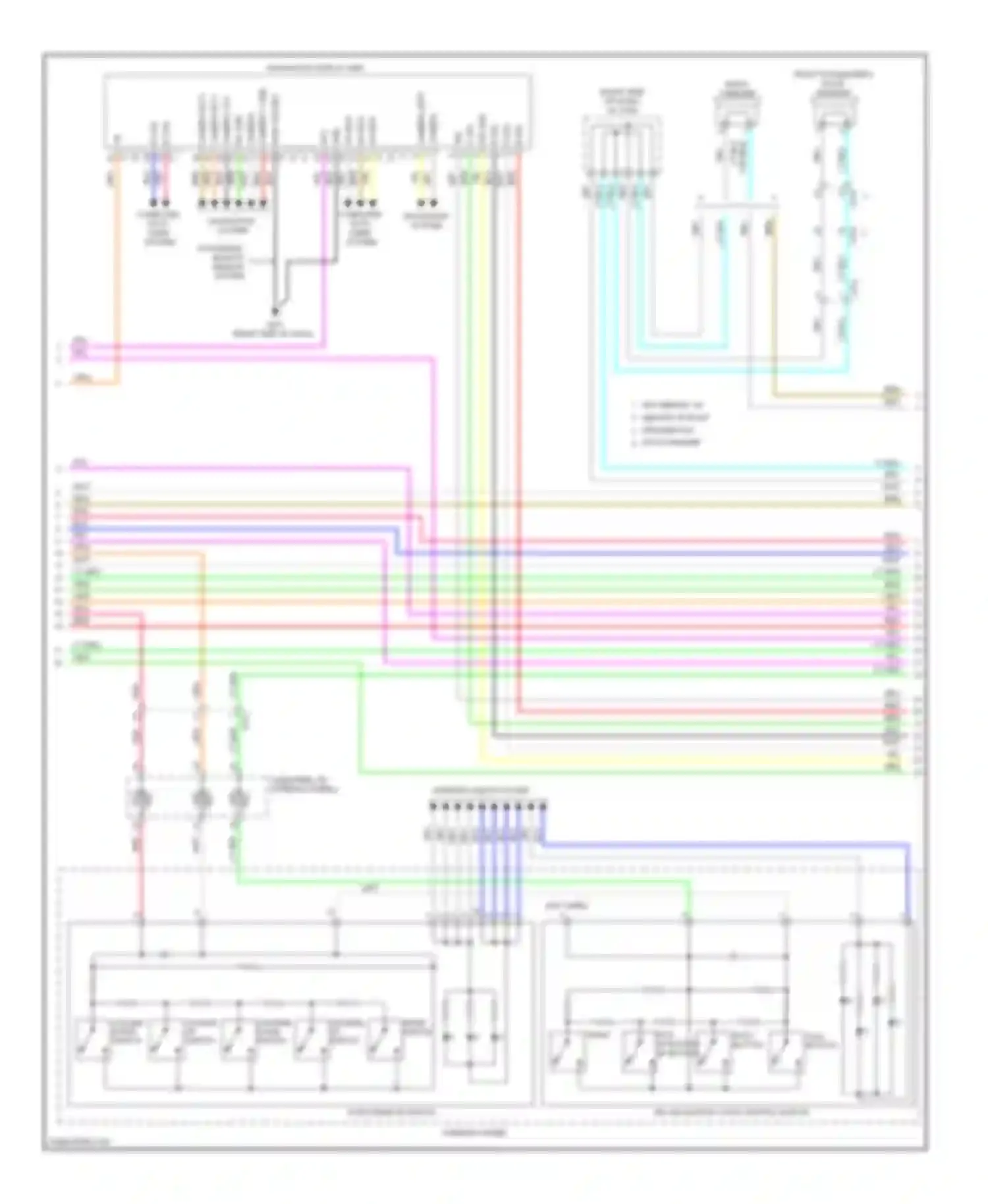 Odyssey Honda IV (2008-2013): Radio circuit, with navigation (2 of 5)