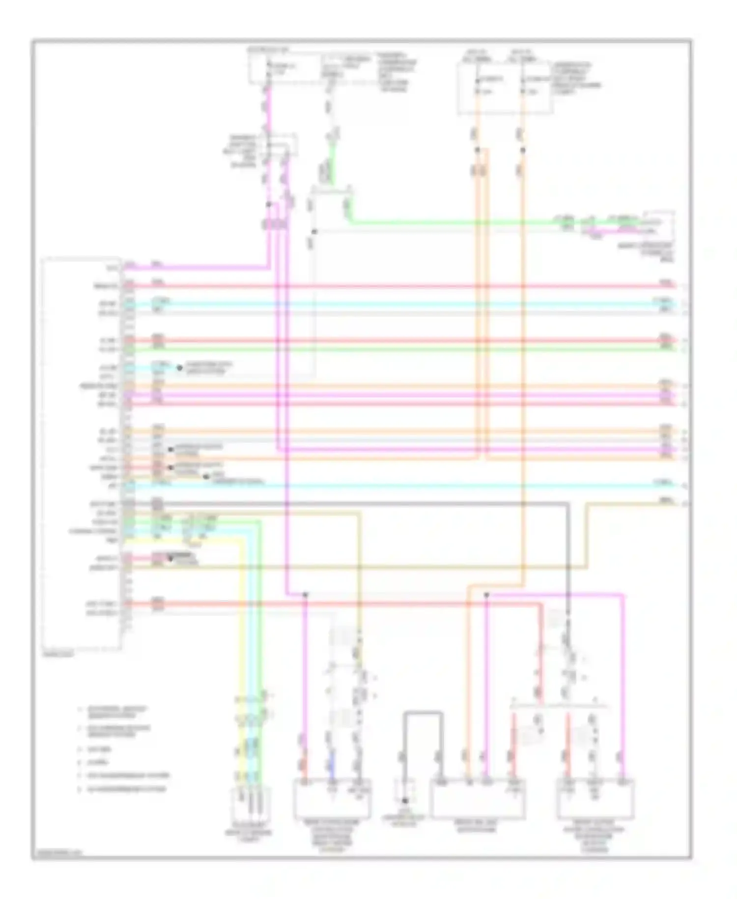 Odyssey Honda IV (2008-2013): Radio circuit, without navigation with usb adapter (1 of 3)