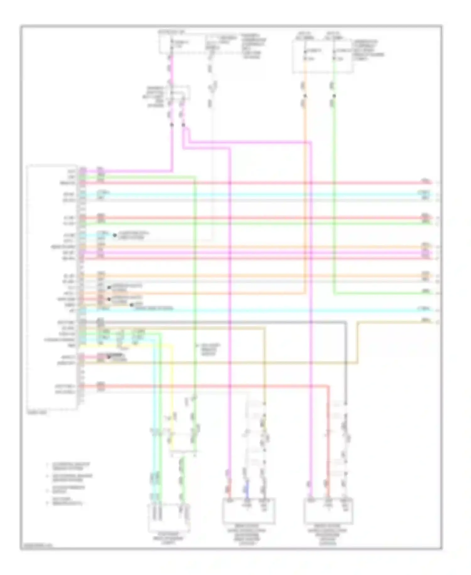 Odyssey Honda IV (2008-2013): Radio circuit, without navigation without usb adapter (1 of 3)