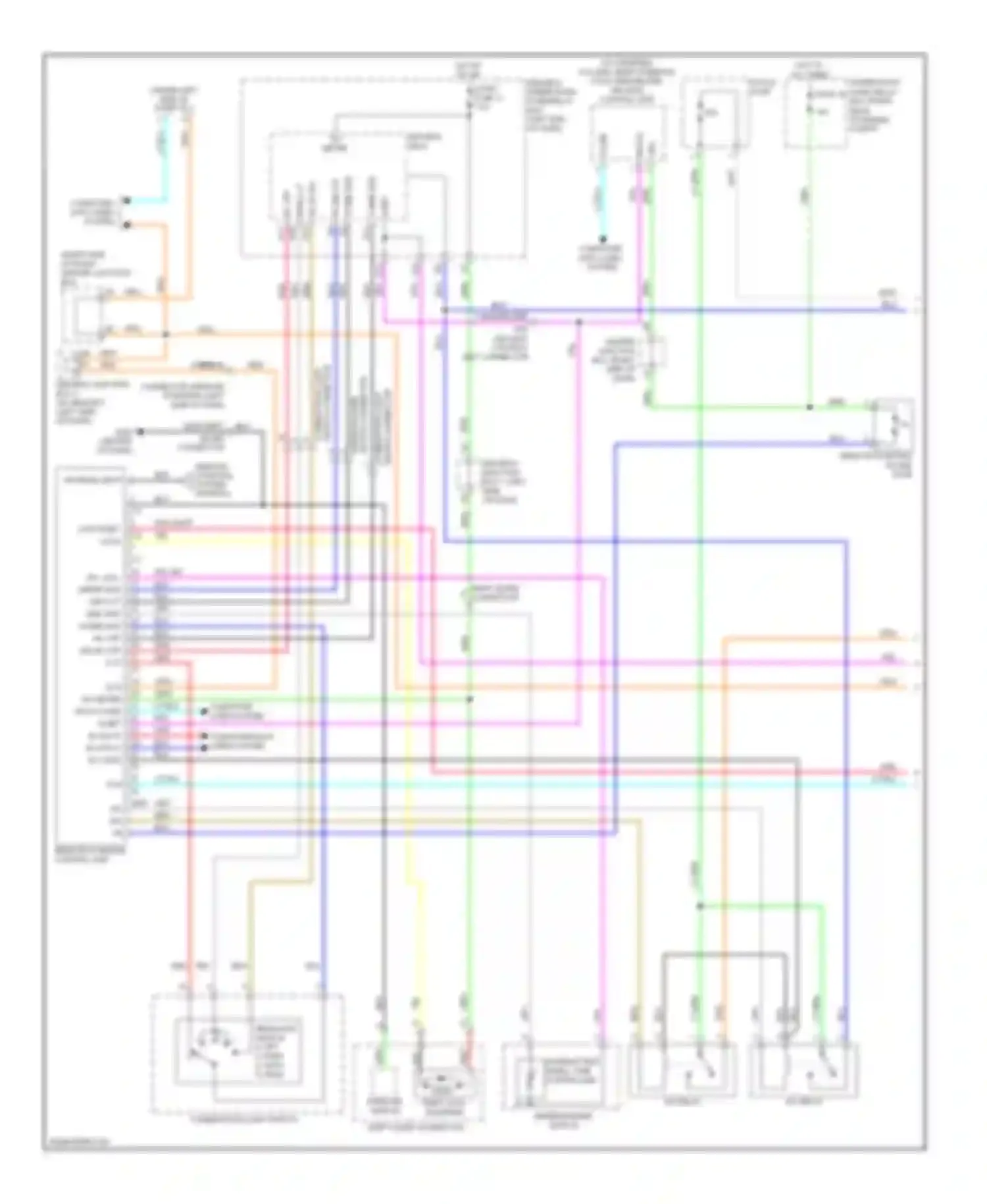 Odyssey Honda IV (2008-2013): Remote starting circuit (1 of 2)
