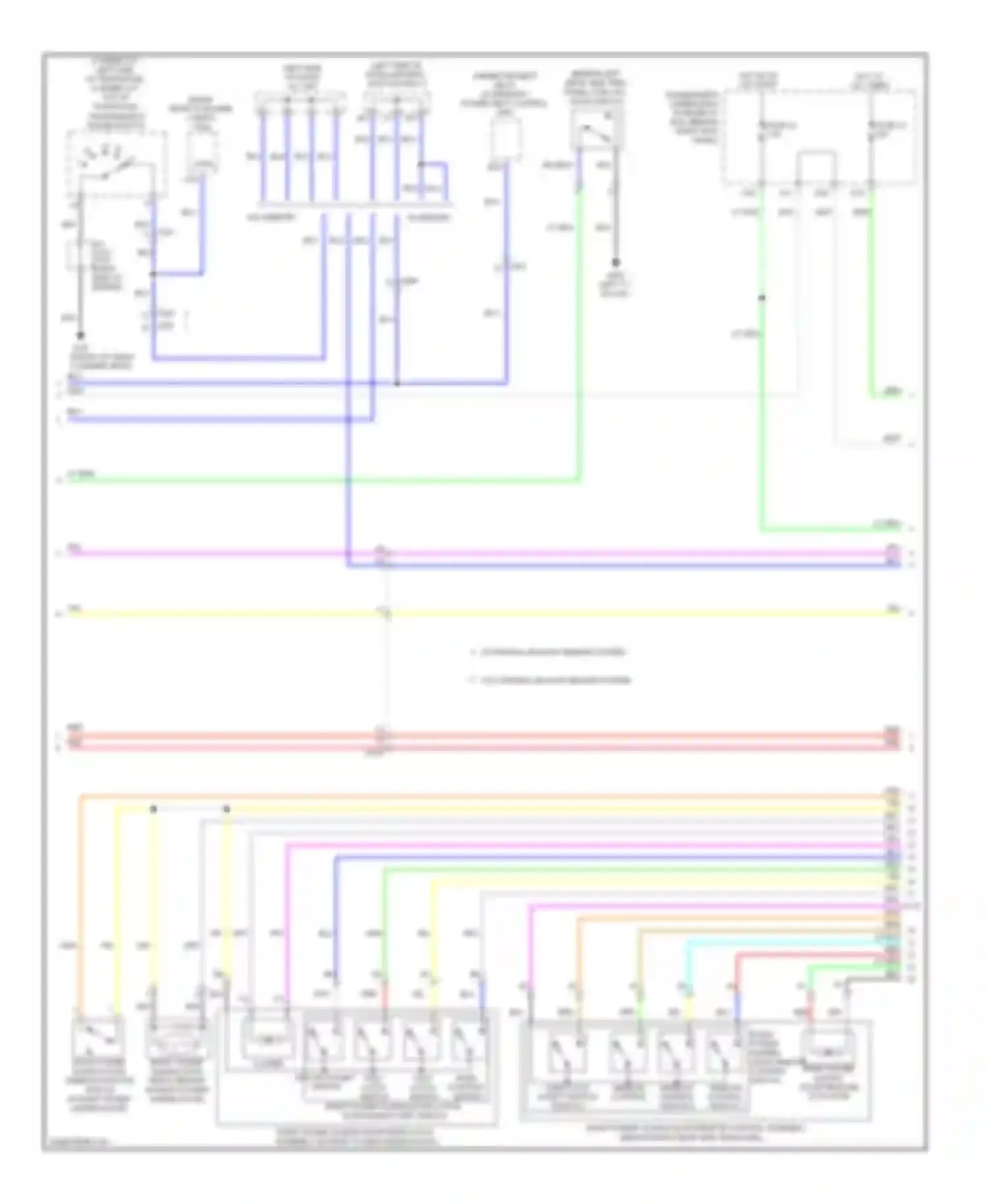 Odyssey Honda IV (2008-2013): Power sliding door circuit (3 of 4)