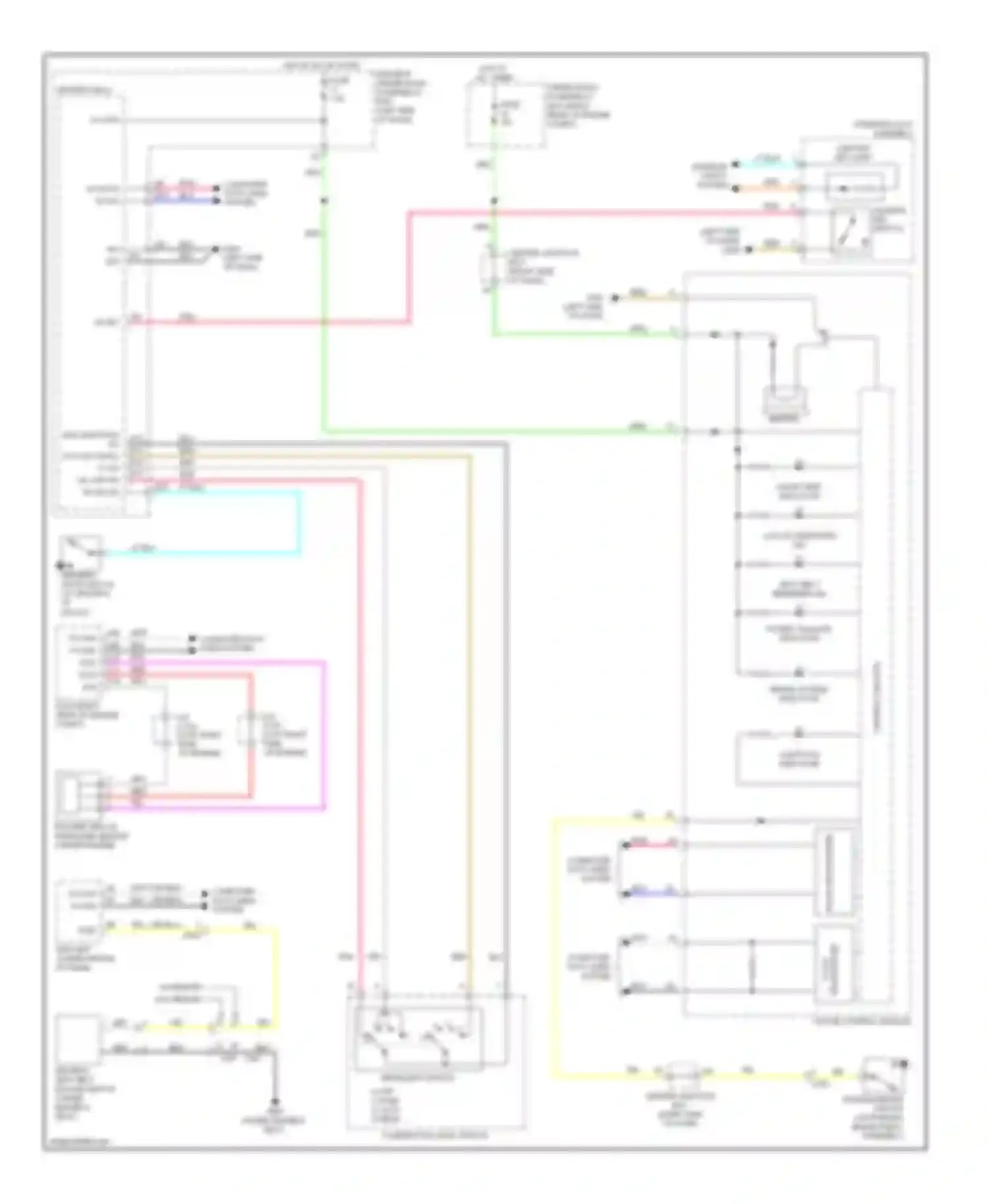 Odyssey Honda IV (2008-2013): Chime circuit
