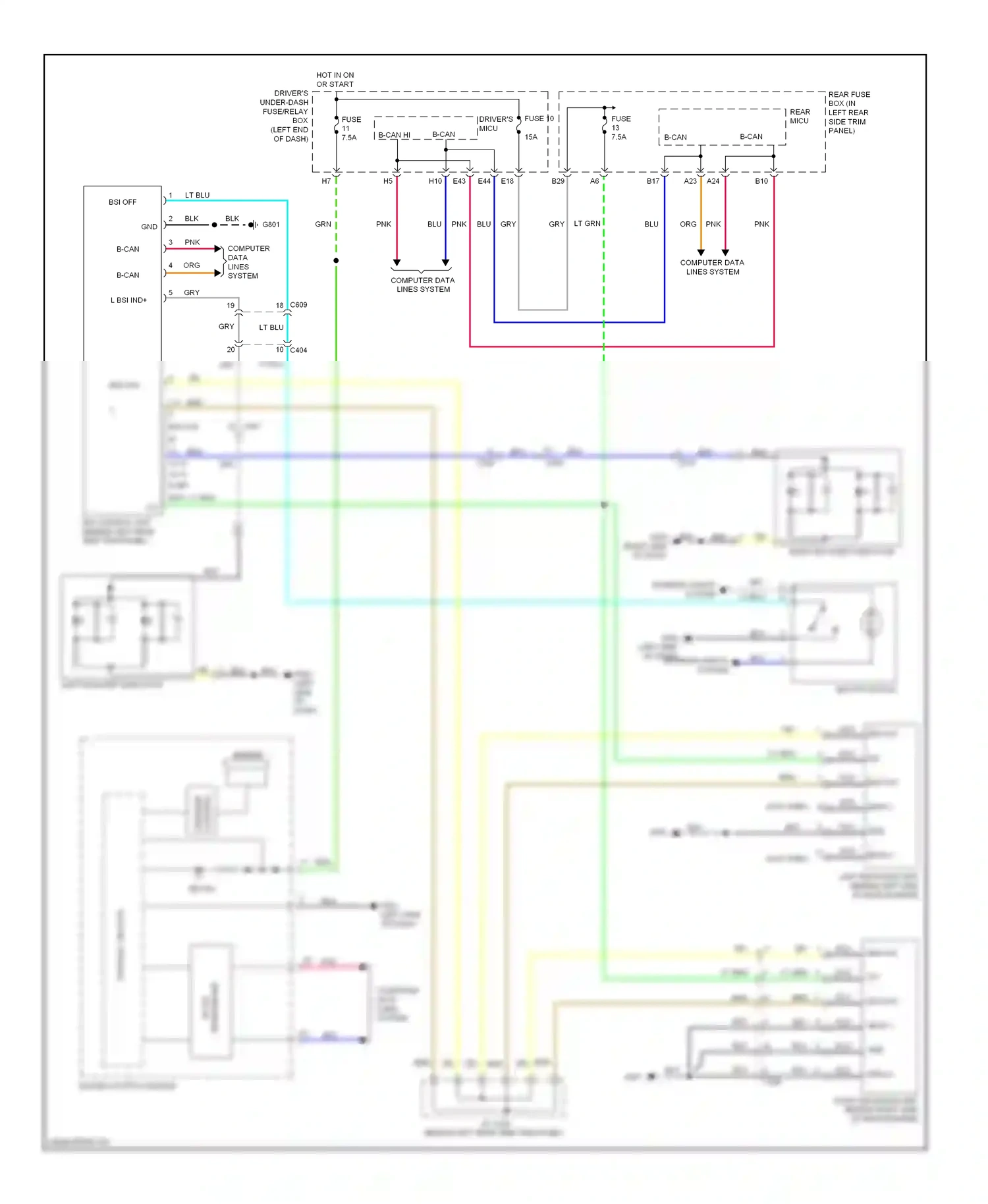 Wiring diagram blk for Honda Odyssey IV (2008-2013) (51 of 132)