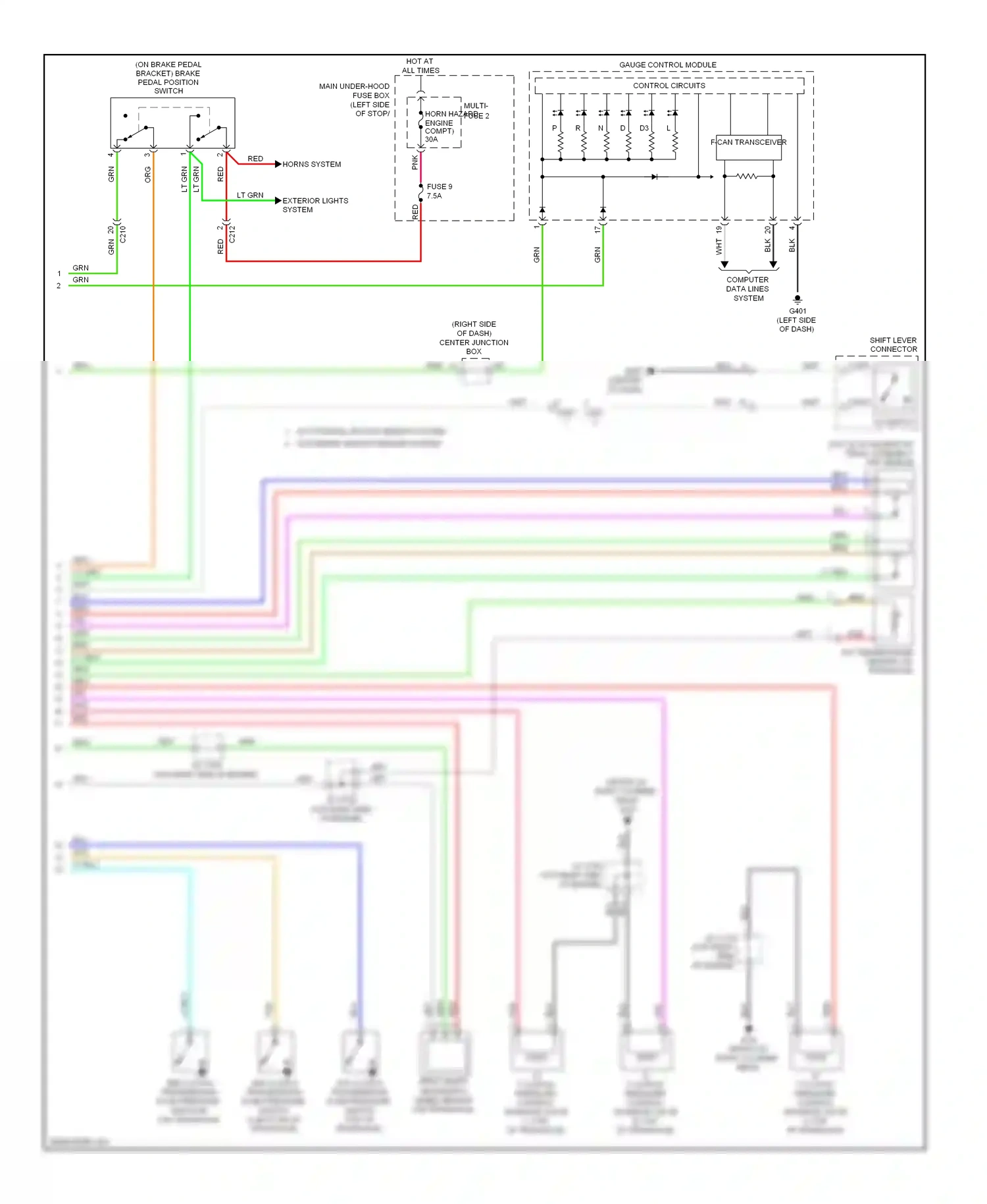 Wiring diagram blk for Honda Odyssey IV (2008-2013) (112 of 132)