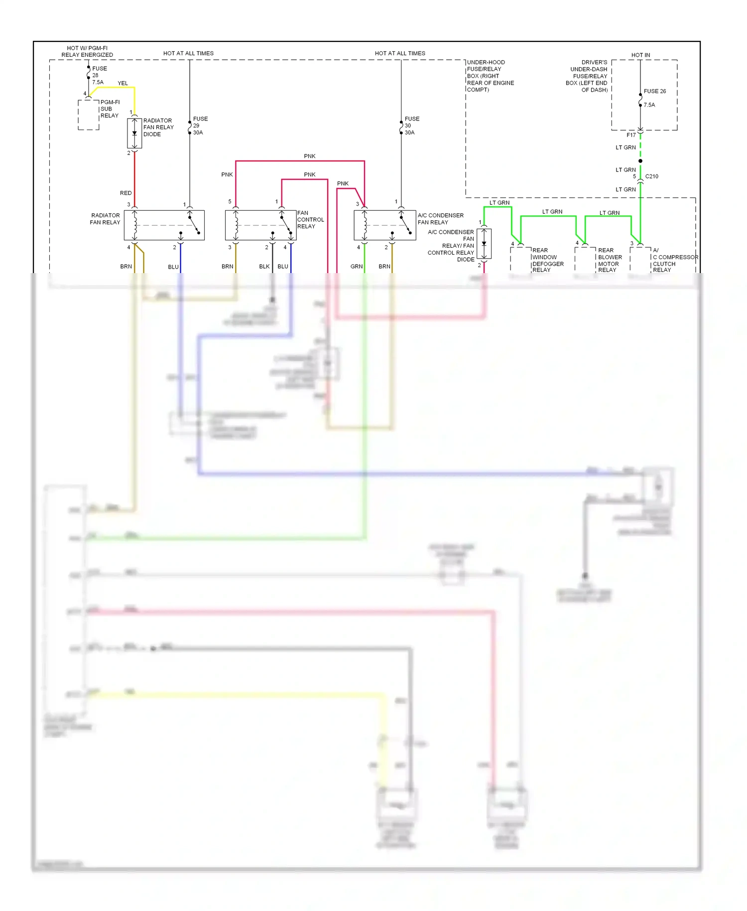 Wiring diagram blu for Honda Odyssey IV (2008-2013) (13 of 128)