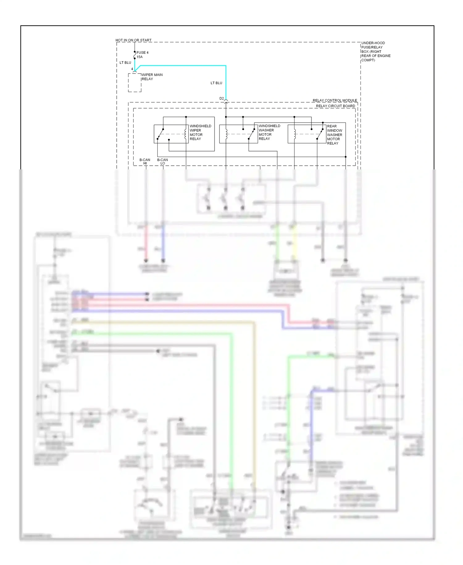 Wiring diagram blu for Honda Odyssey IV (2008-2013) (127 of 128)