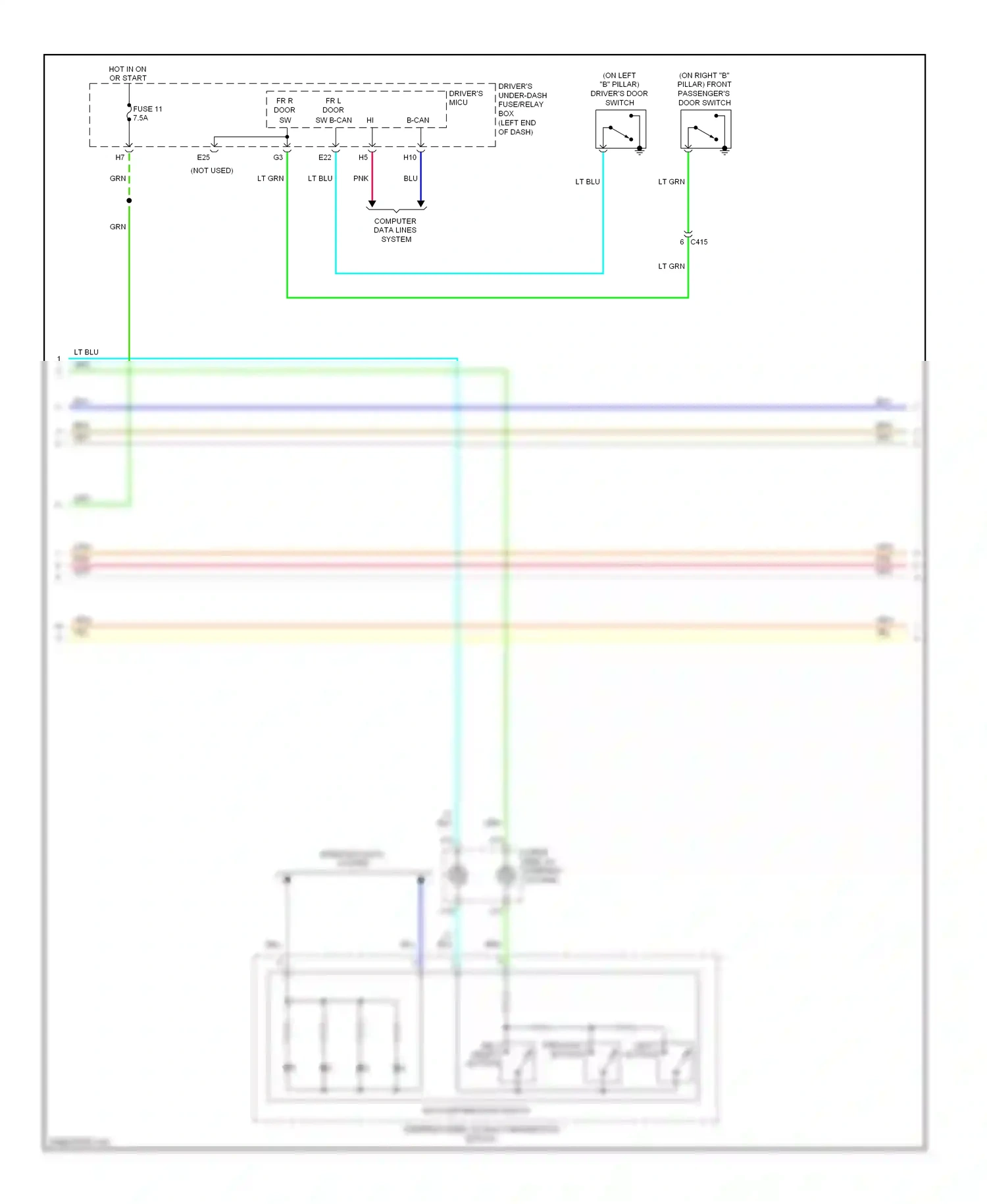 Wiring diagram blu for Honda Odyssey IV (2008-2013) (38 of 128)