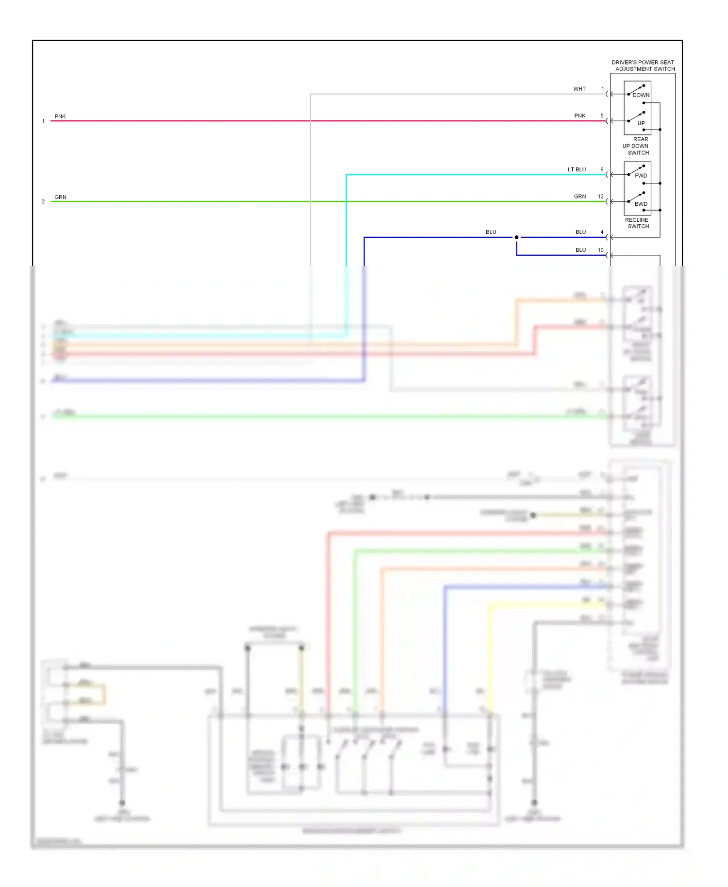 Wiring diagram blu for Honda Odyssey IV (2008-2013) (57 of 128)