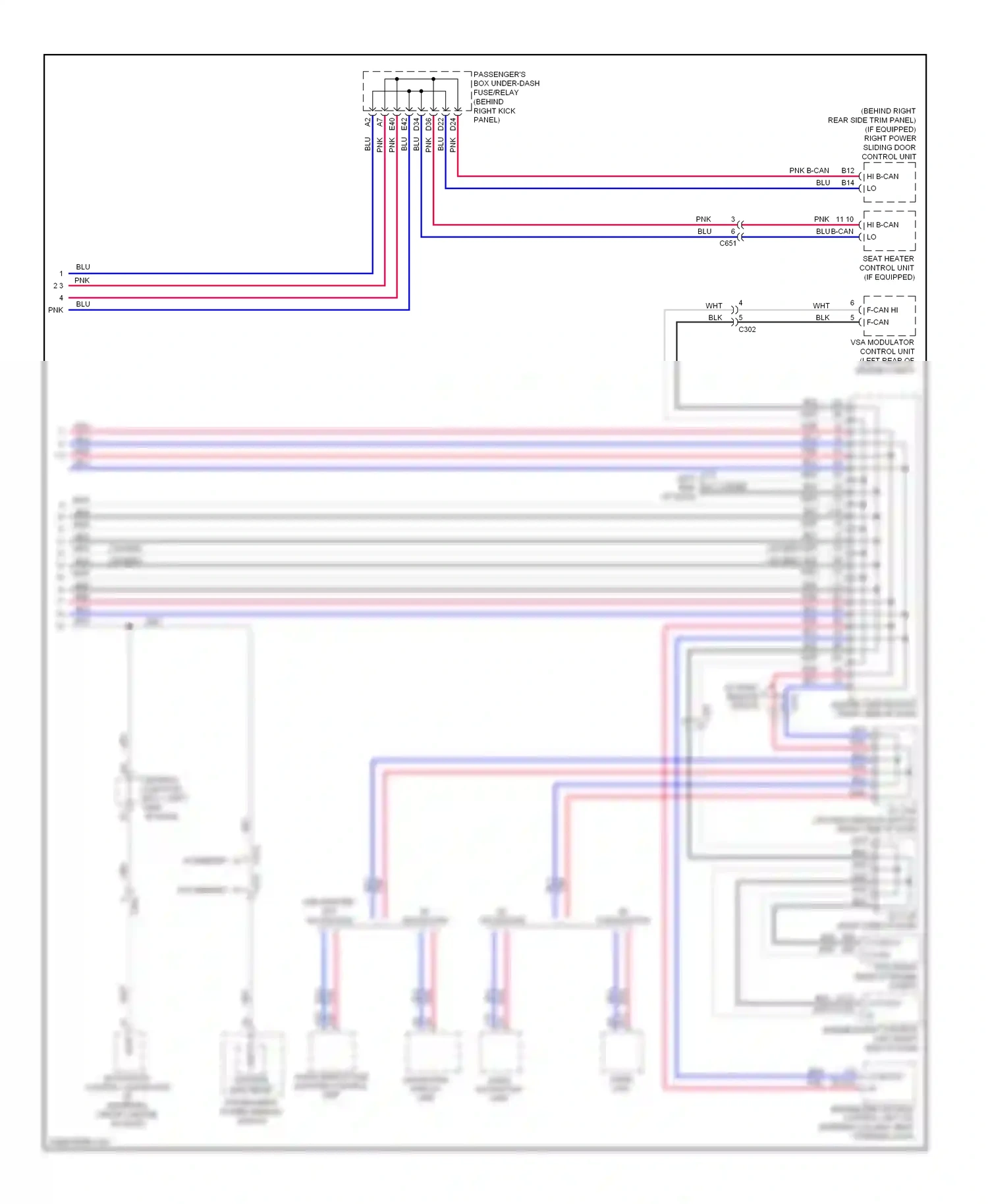 Wiring diagram blu for Honda Odyssey IV (2008-2013) (15 of 128)