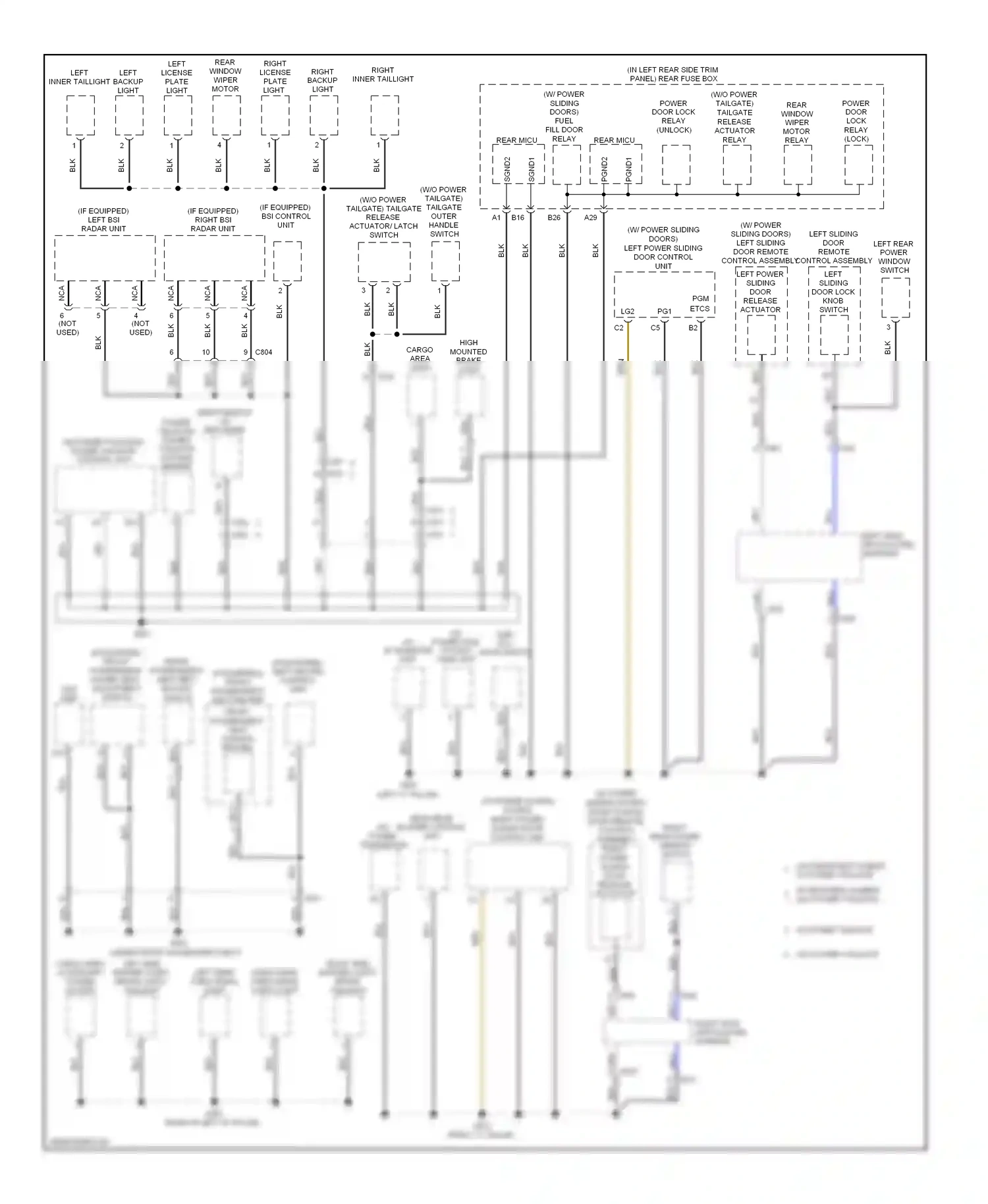 Wiring diagram blu for Honda Odyssey IV (2008-2013) (33 of 128)
