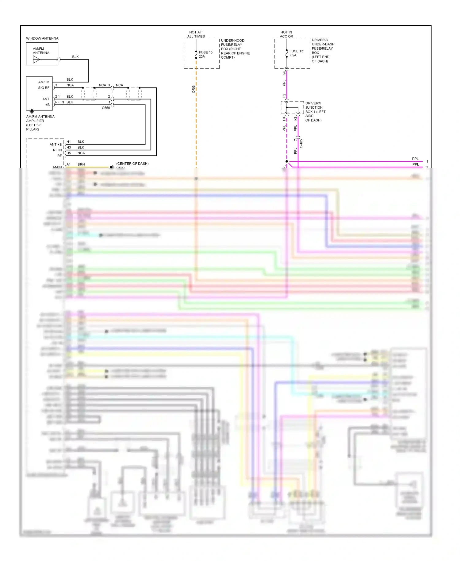 Wiring diagram computer data lines system for Honda Odyssey IV (2008-2013) (37 of 75)