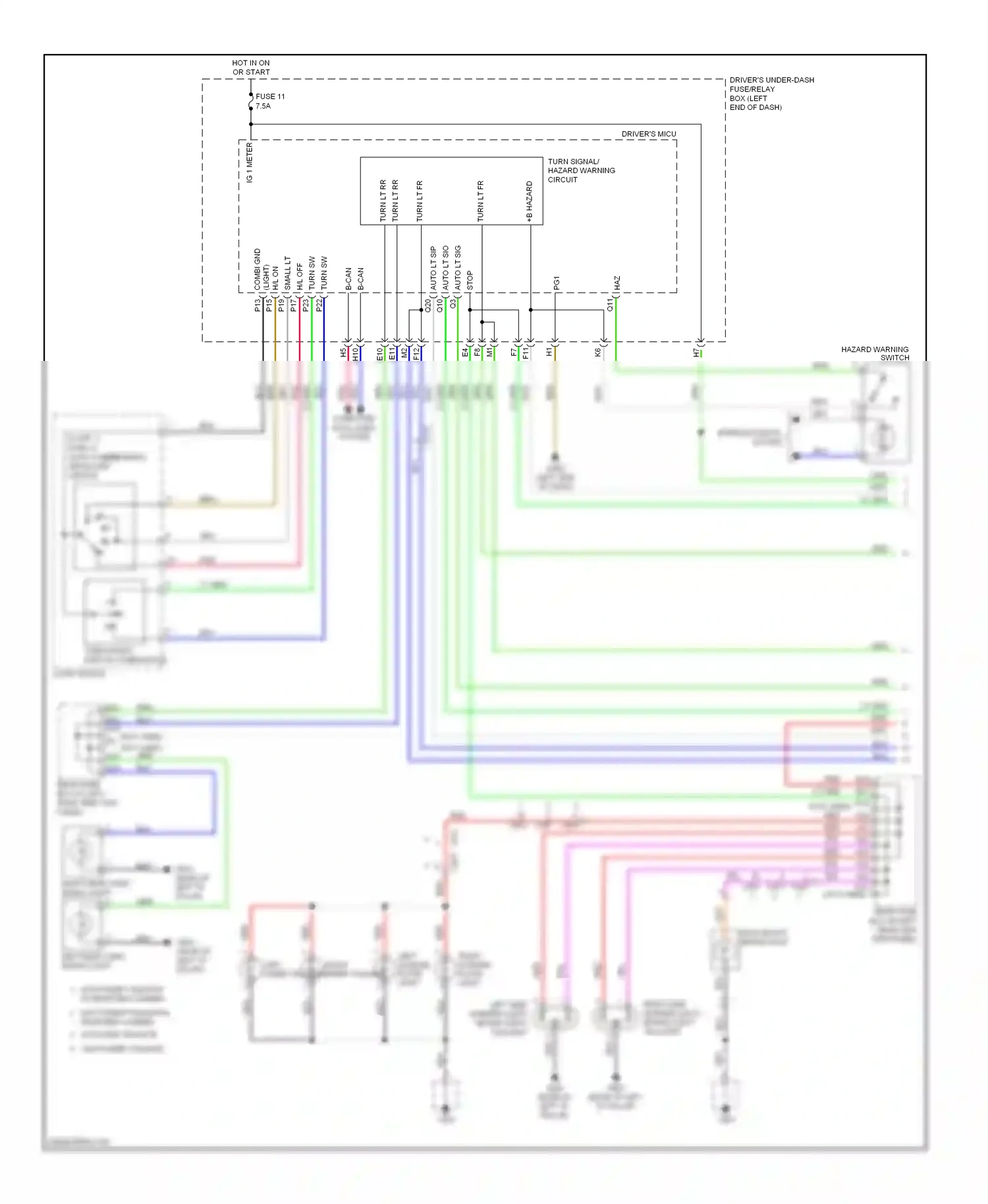 Wiring diagram computer data lines system for Honda Odyssey IV (2008-2013) (16 of 75)