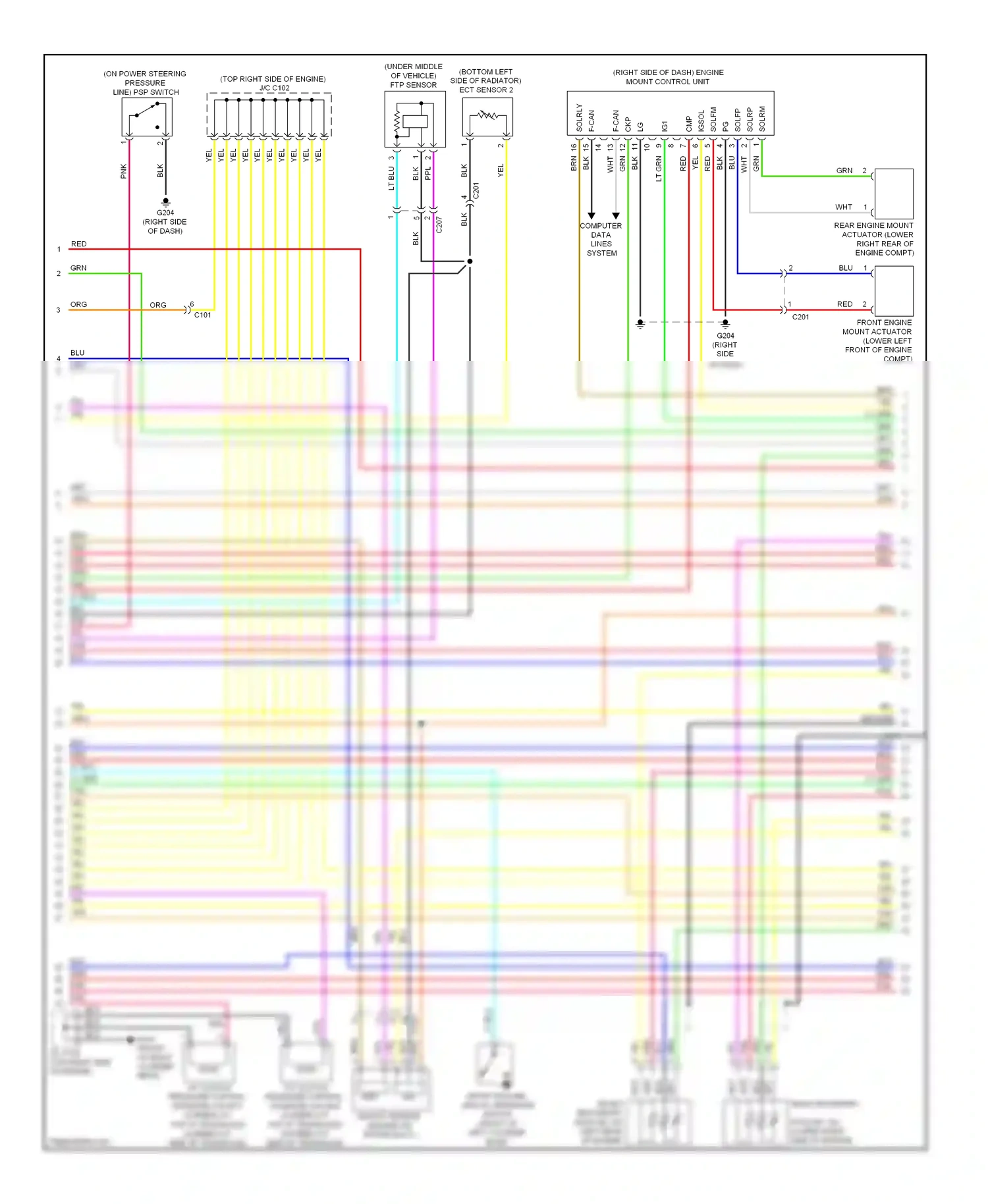 Wiring diagram computer data lines system for Honda Odyssey IV (2008-2013) (19 of 75)