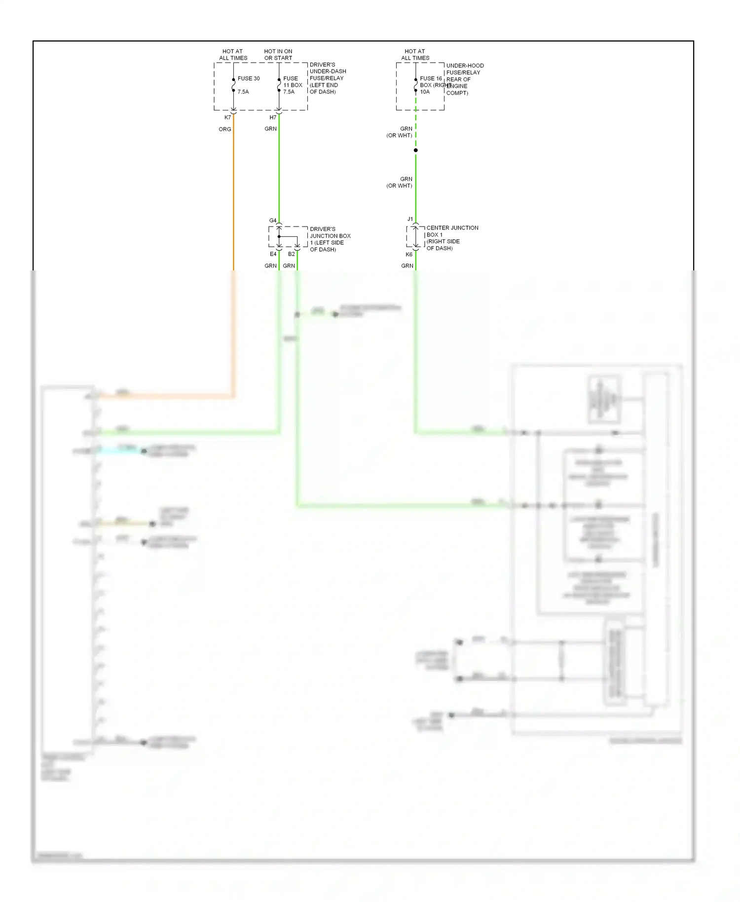 Wiring diagram control circuits for Honda Odyssey IV (2008-2013) (25 of 25)