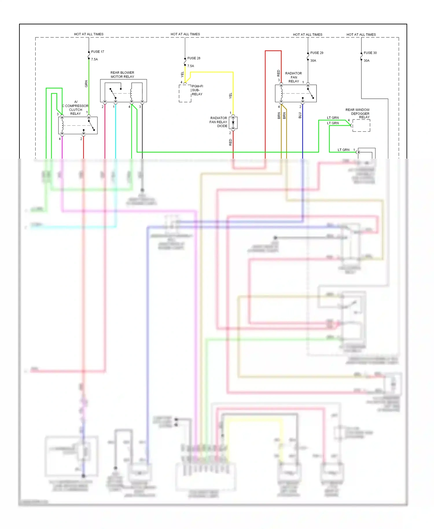 Wiring diagram lt blu for Honda Odyssey IV (2008-2013) (10 of 113)