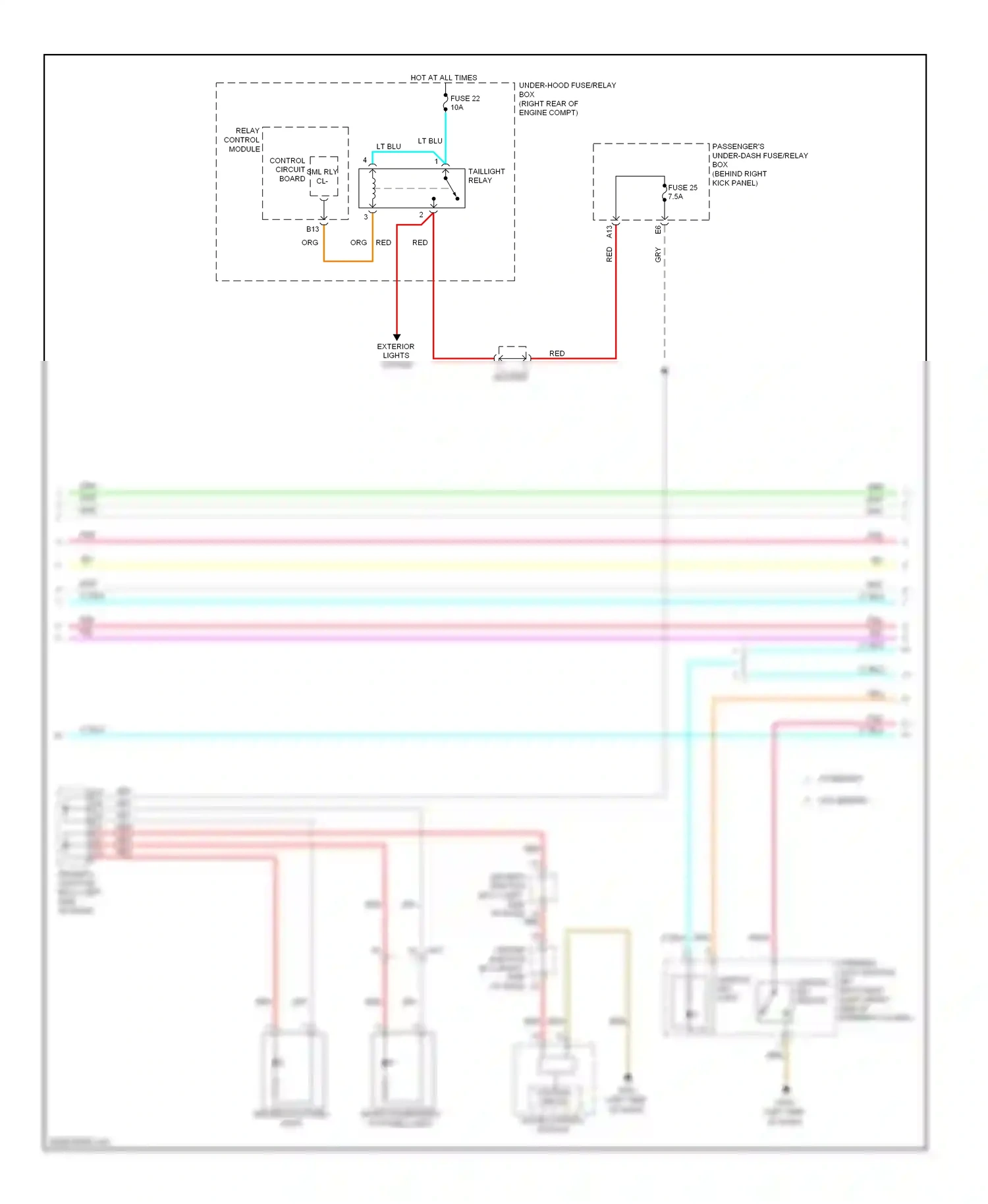 Wiring diagram lt blu for Honda Odyssey IV (2008-2013) (33 of 113)