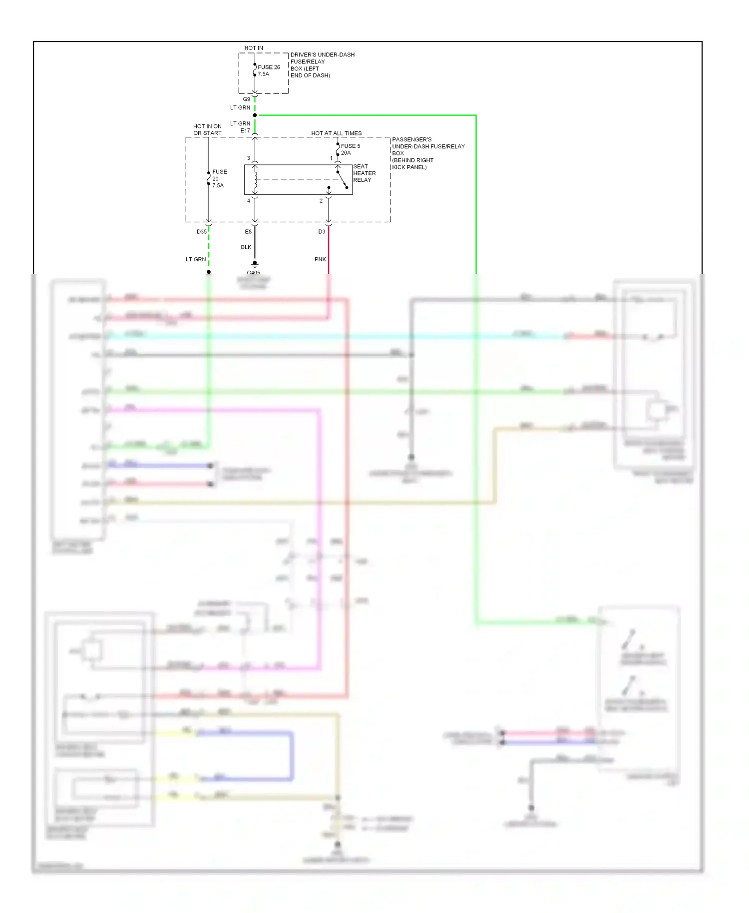 Wiring diagram ntc- for Honda Odyssey IV (2008-2013) (1 of 1)