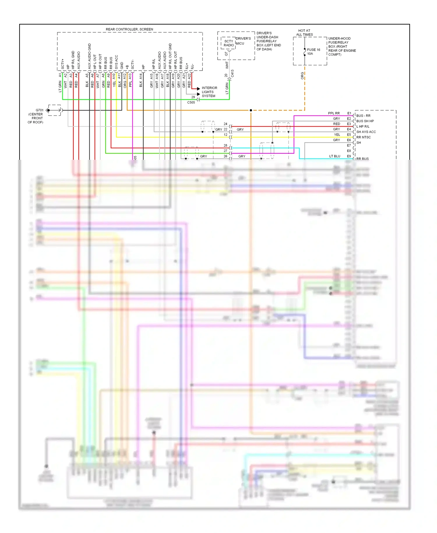 Wiring diagram red for Honda Odyssey IV (2008-2013) (92 of 116)