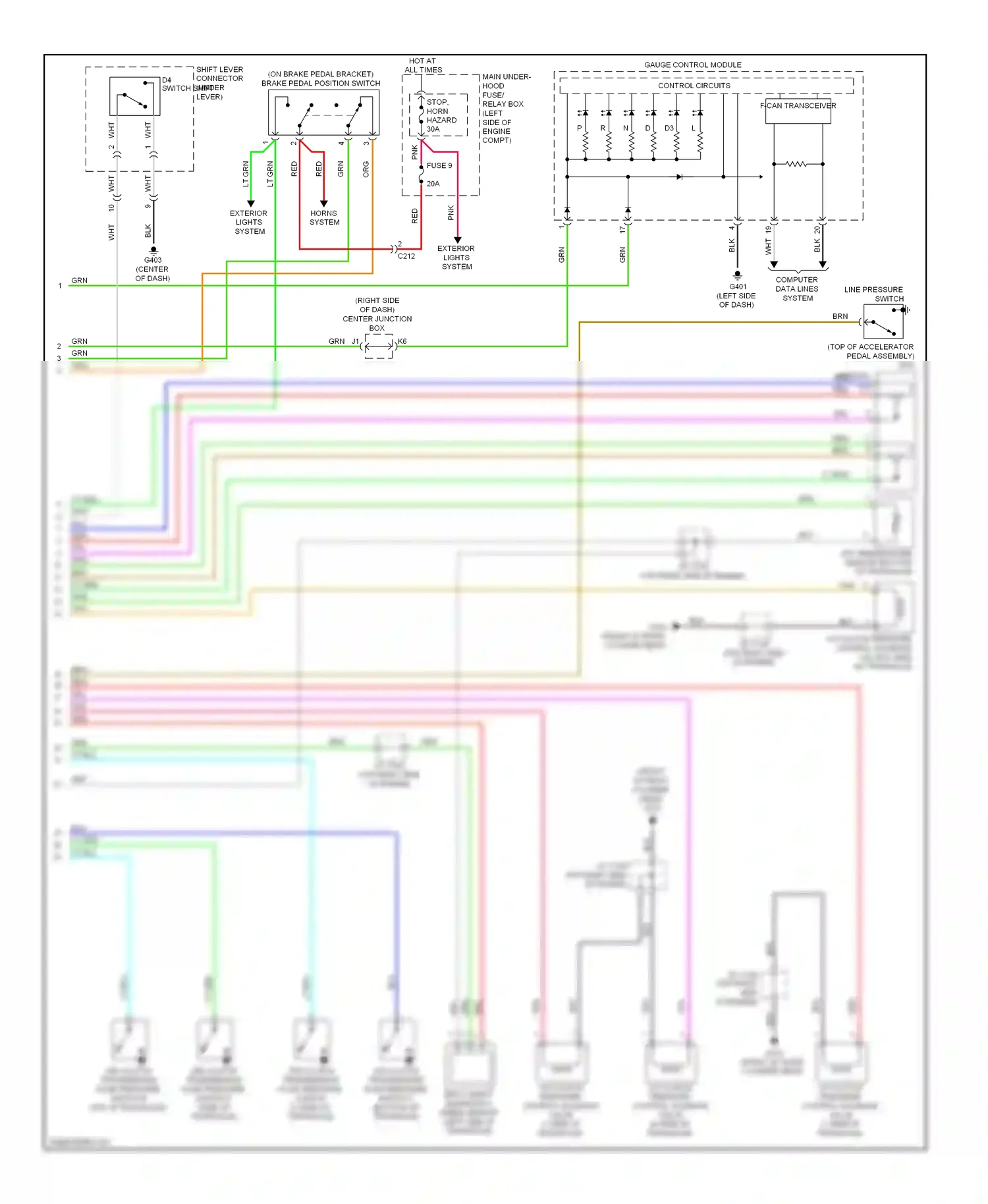 Wiring diagram tan for Honda Odyssey IV (2008-2013) (14 of 14)