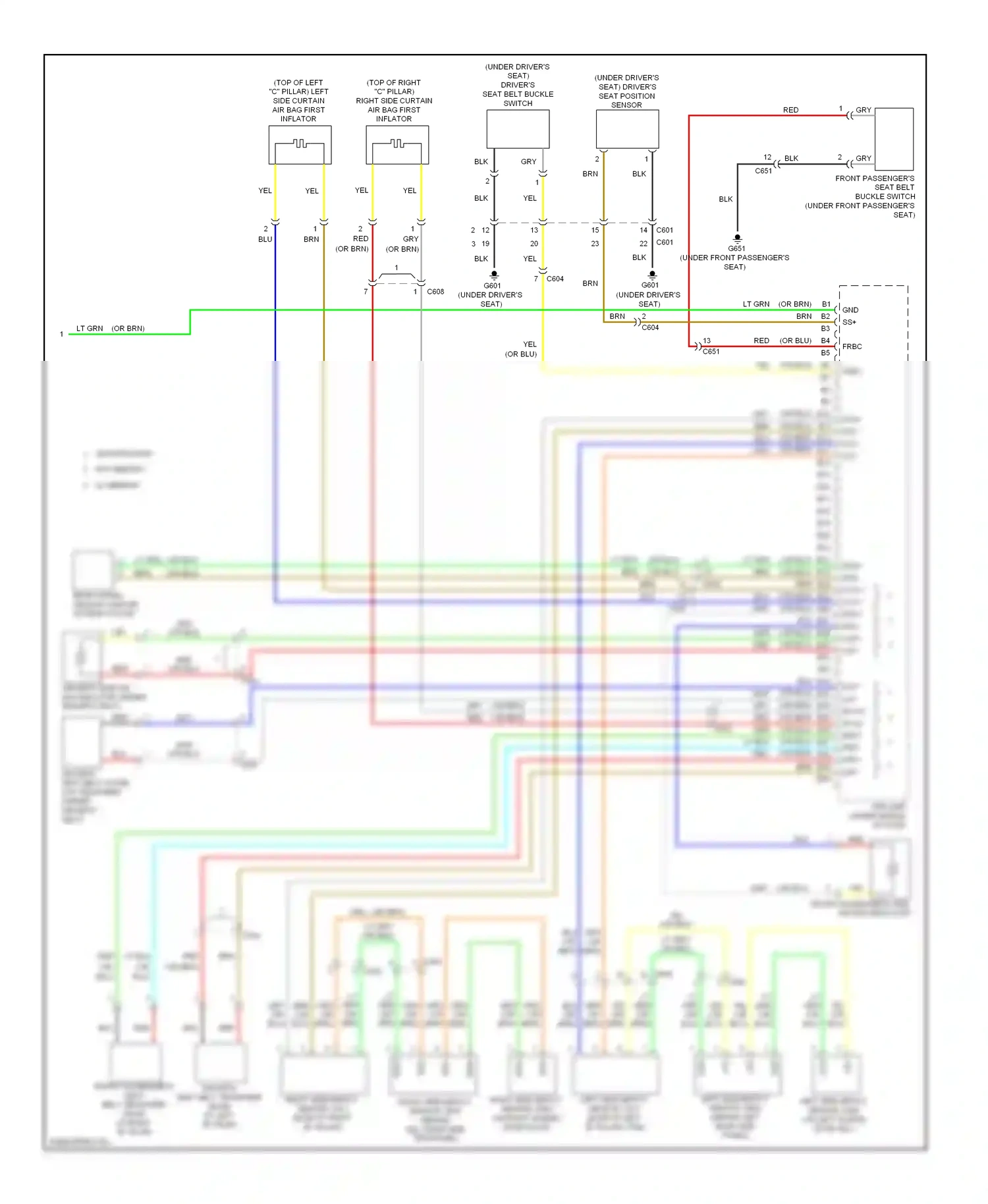 Wiring diagram w/ memory for Honda Odyssey IV (2008-2013) (20 of 20)
