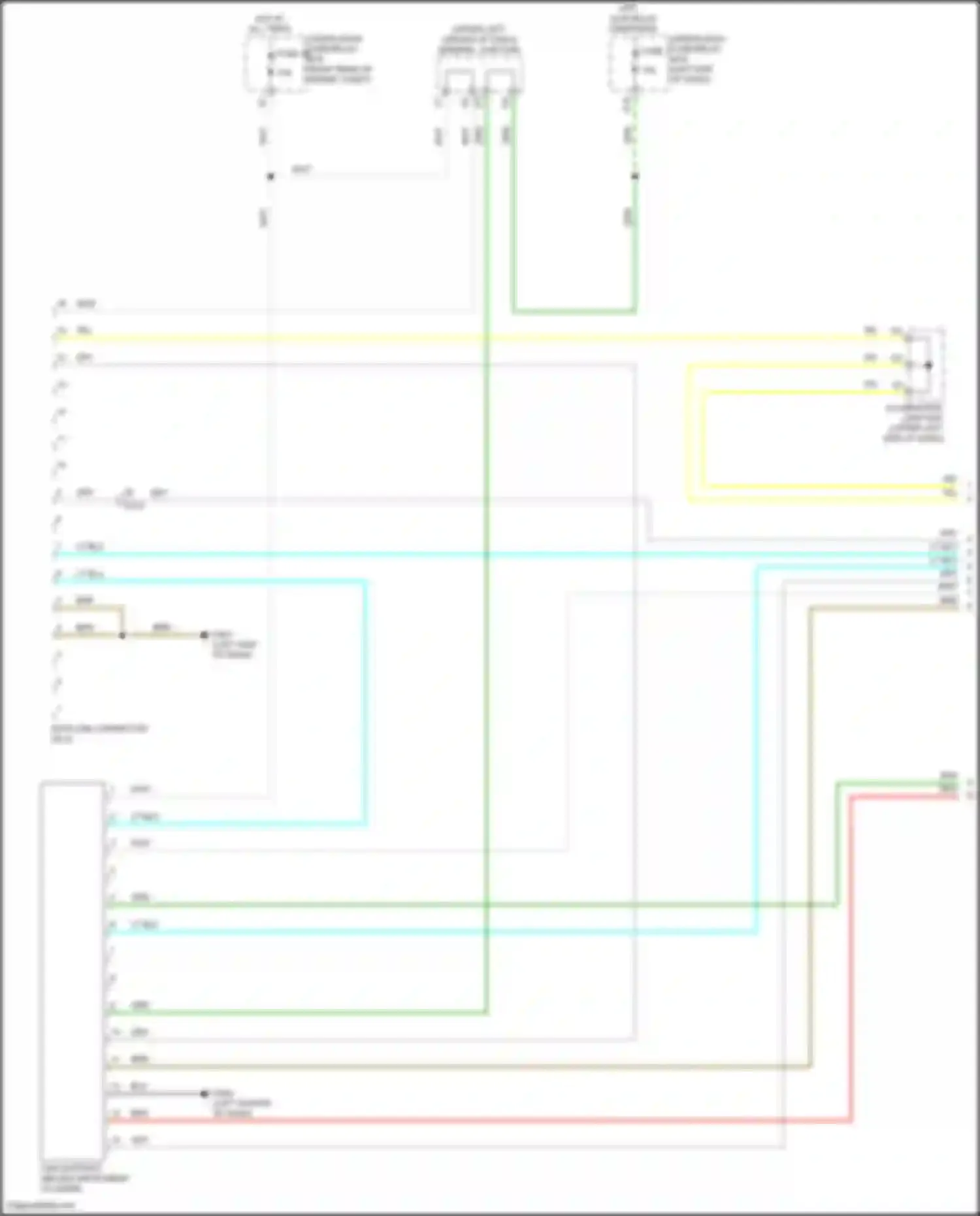 Odyssey Honda V facelift 2 (2020-2024): Computer data lines circuit (1 of 5)