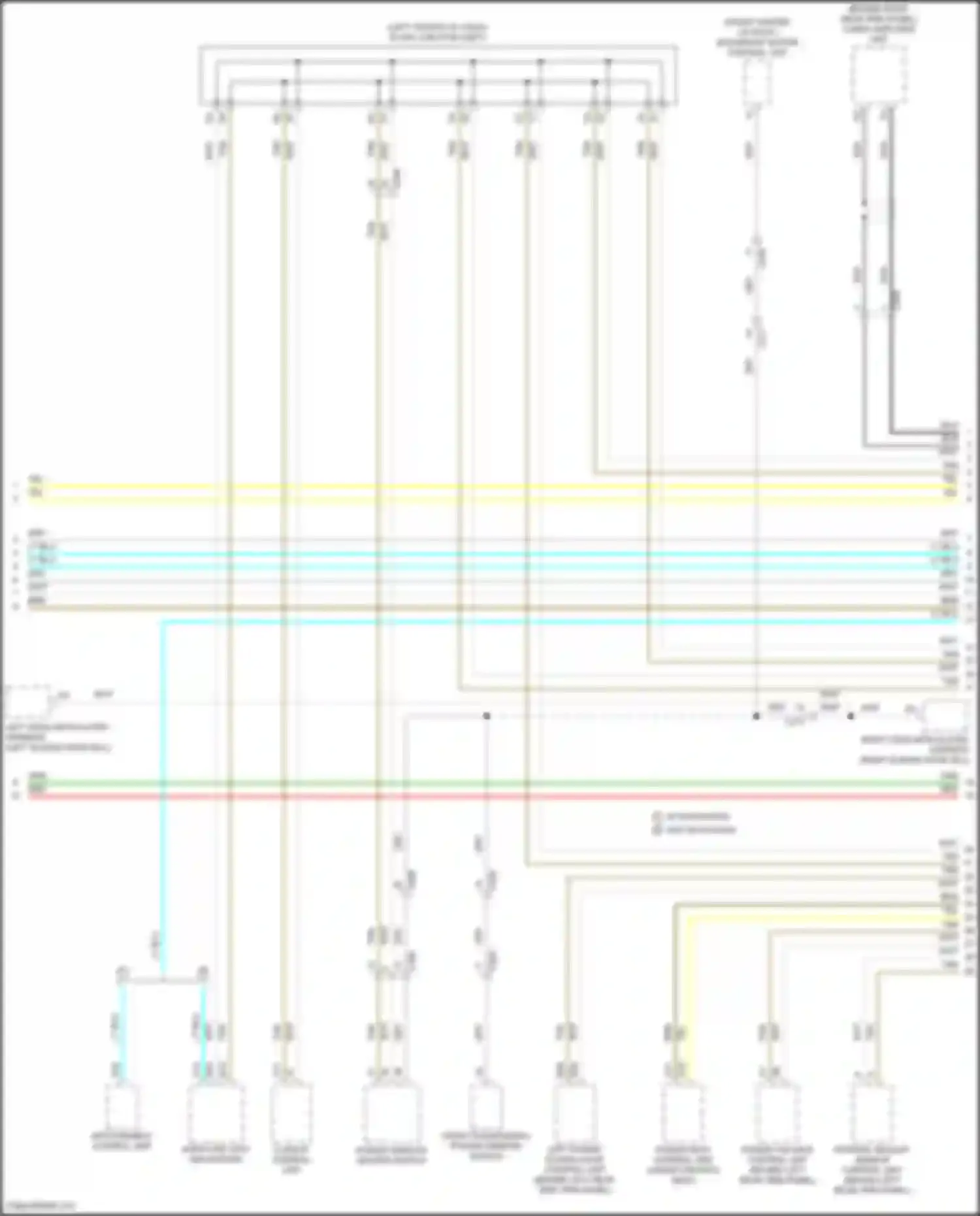Odyssey Honda V facelift 2 (2020-2024): Computer data lines circuit (2 of 5)