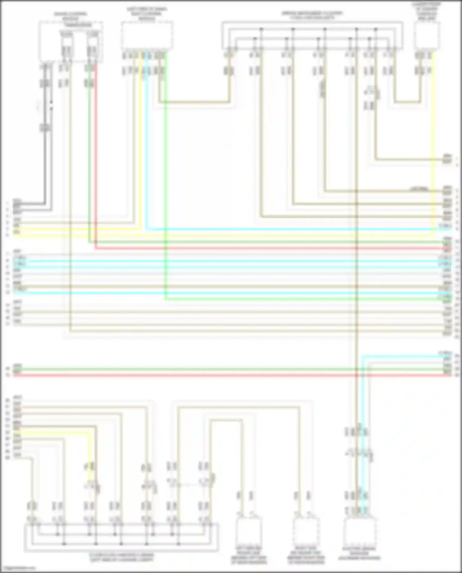 Odyssey Honda V facelift 2 (2020-2024): Computer data lines circuit (3 of 5)
