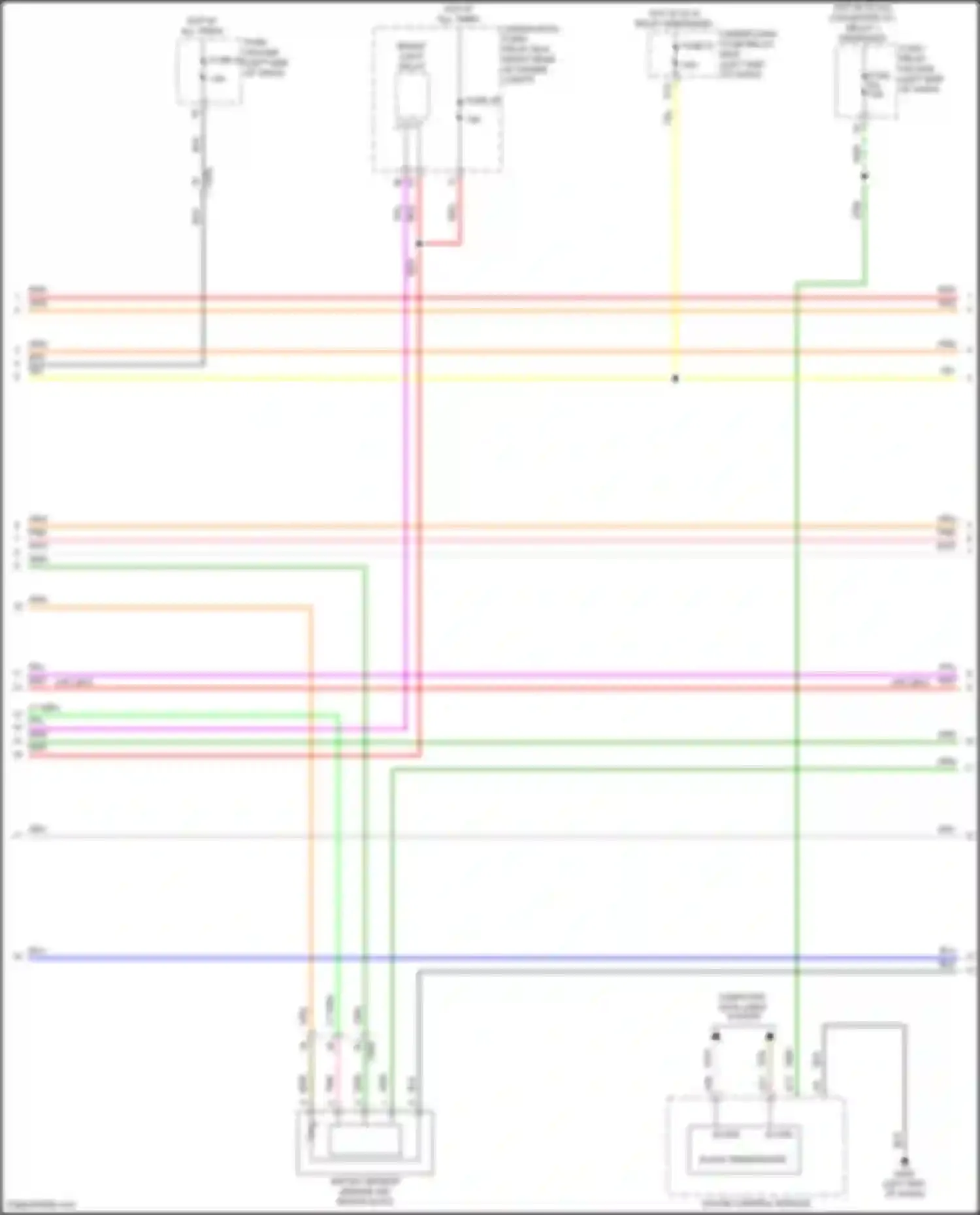 Odyssey Honda V facelift 2 (2020-2024): Wiring diagram engine performance 3.5l (2 of 8)