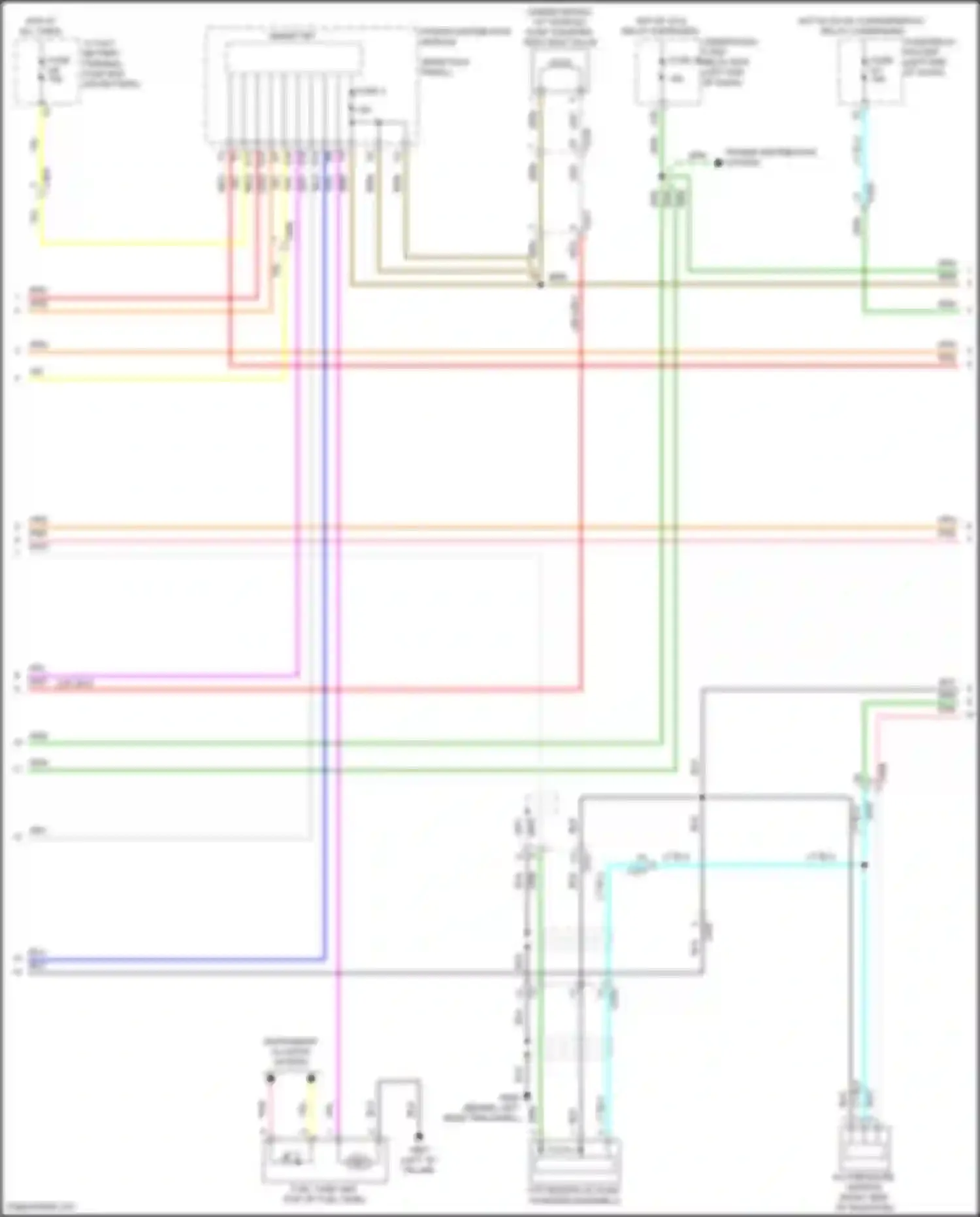 Odyssey Honda V facelift 2 (2020-2024): Wiring diagram engine performance 3.5l (3 of 8)