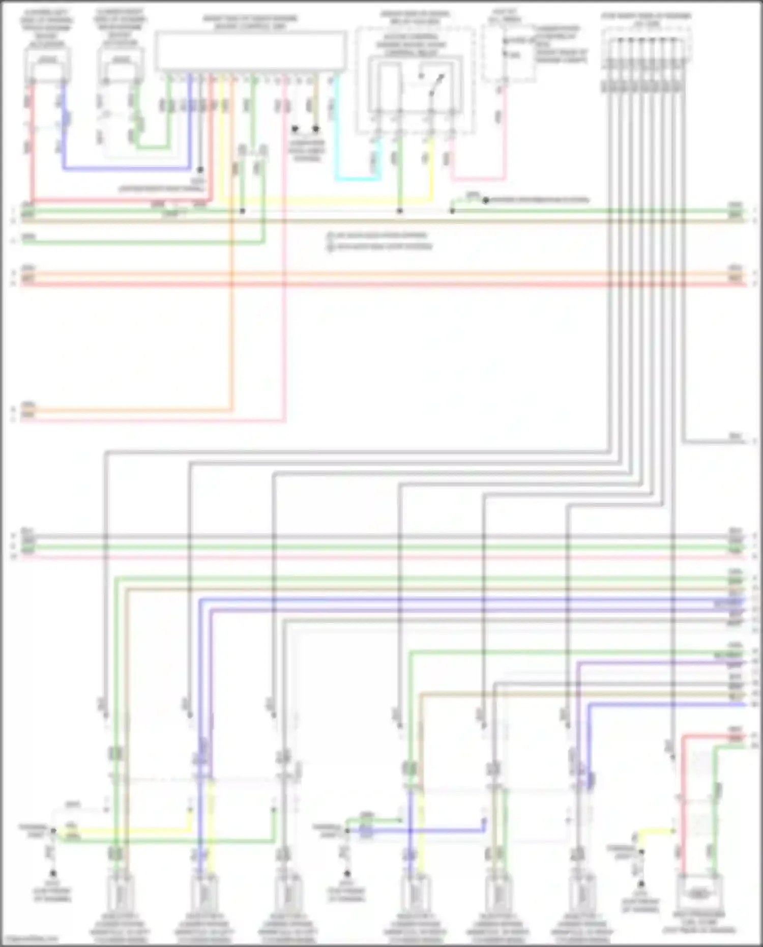 Odyssey Honda V facelift 2 (2020-2024): Wiring diagram engine performance 3.5l (4 of 8)