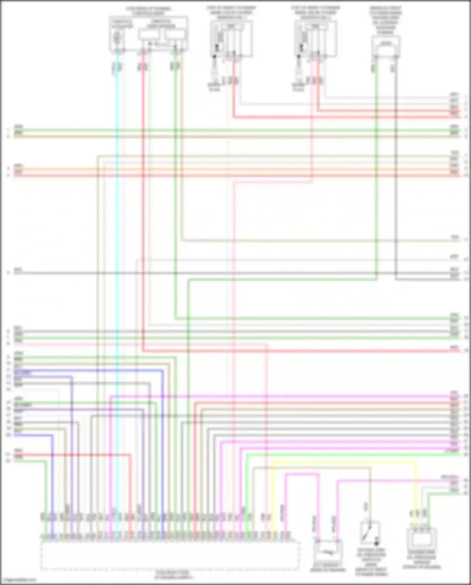 Odyssey Honda V facelift 2 (2020-2024): Wiring diagram engine performance 3.5l (5 of 8)