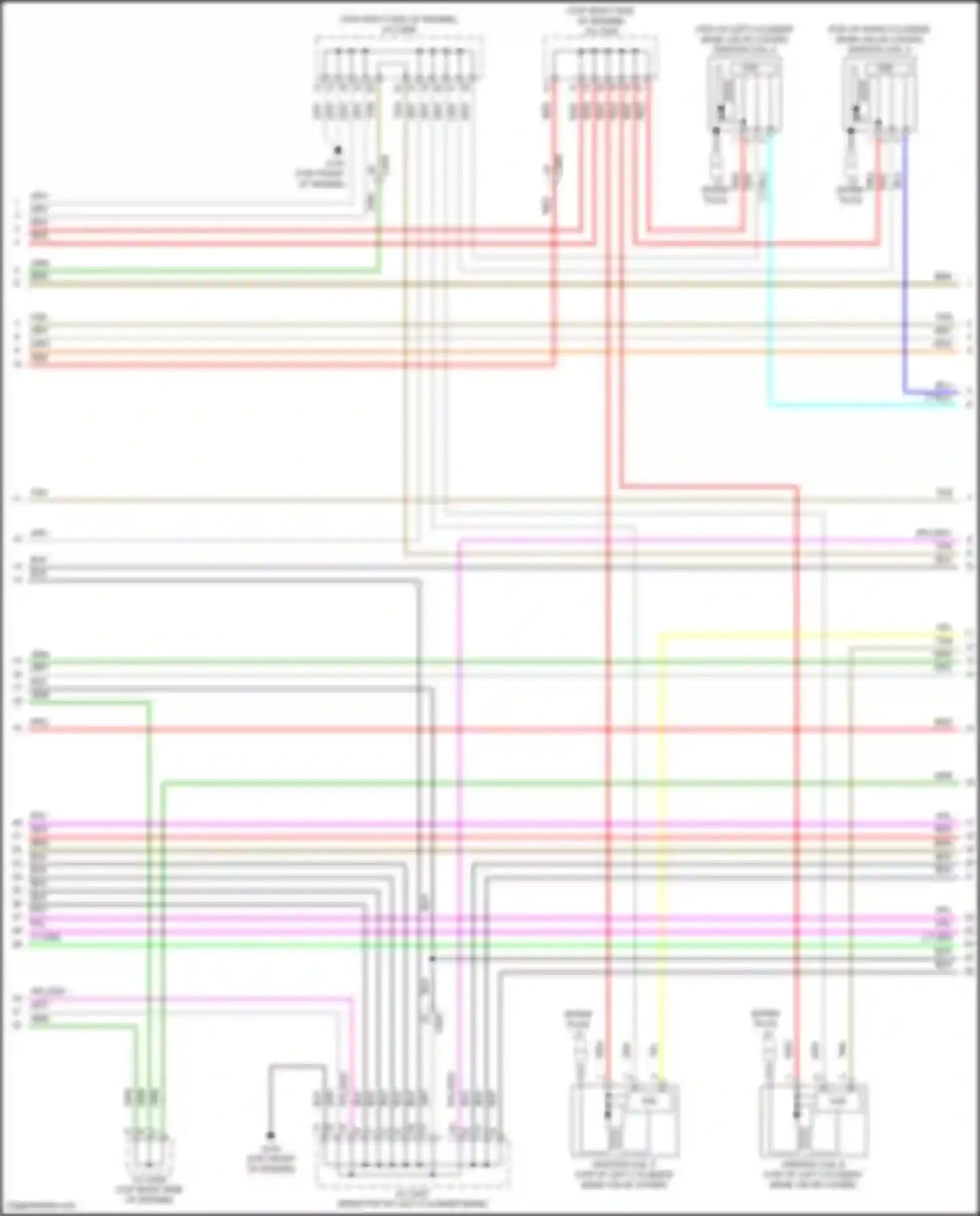 Odyssey Honda V facelift 2 (2020-2024): Wiring diagram engine performance 3.5l (6 of 8)