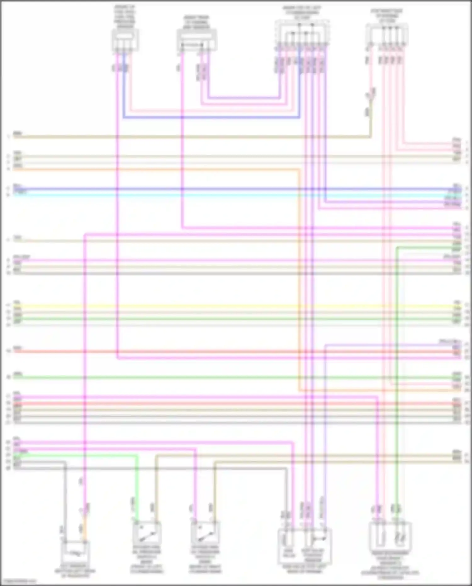 Odyssey Honda V facelift 2 (2020-2024): Wiring diagram engine performance 3.5l (7 of 8)