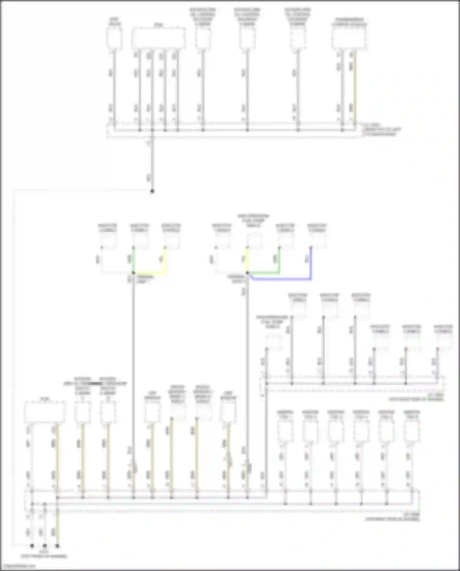 Odyssey Honda V facelift 2 (2020-2024): Ground distribution circuit (6 of 6)