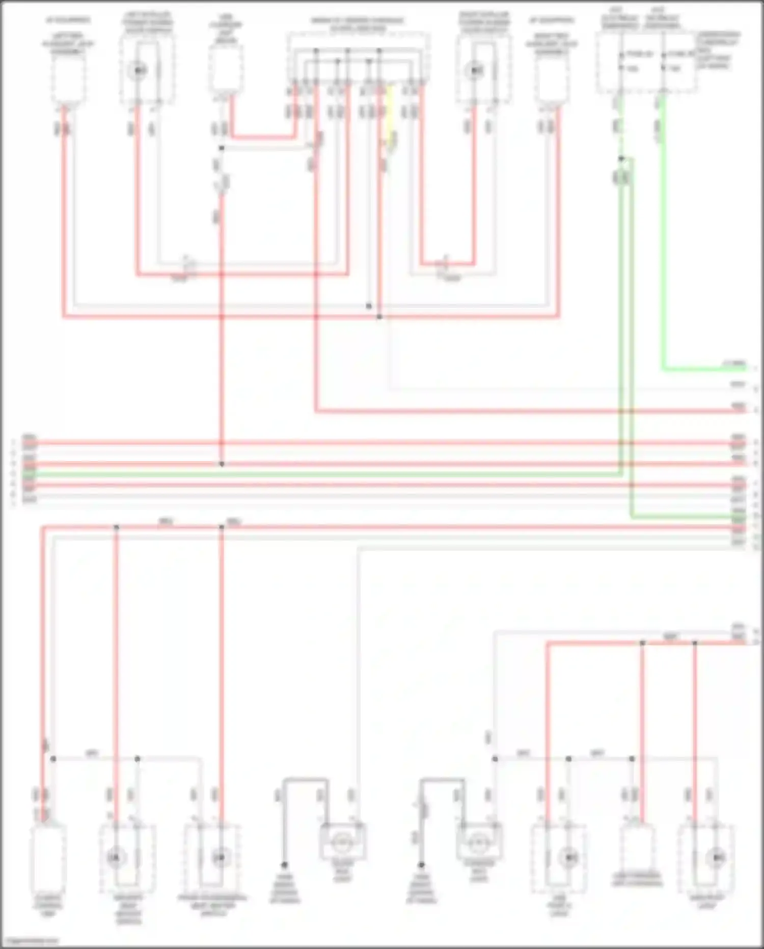 Odyssey Honda V facelift 2 (2020-2024): Instrument illumination circuit (2 of 4)