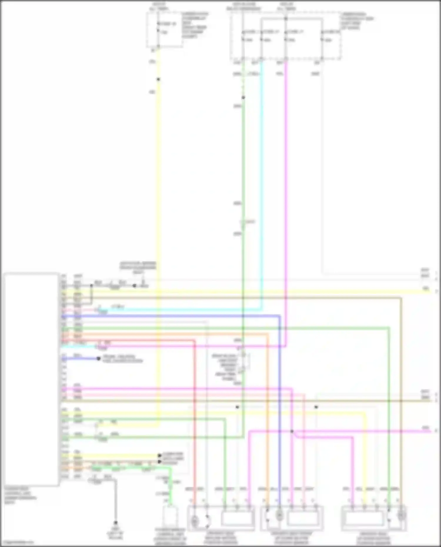 Odyssey Honda V facelift 2 (2020-2024): Memory seat circuit (1 of 2)