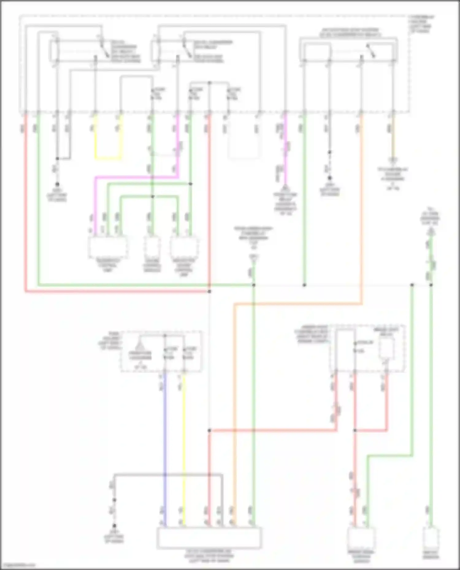 Odyssey Honda V facelift 2 (2020-2024): Power distribution circuit (8 of 10)