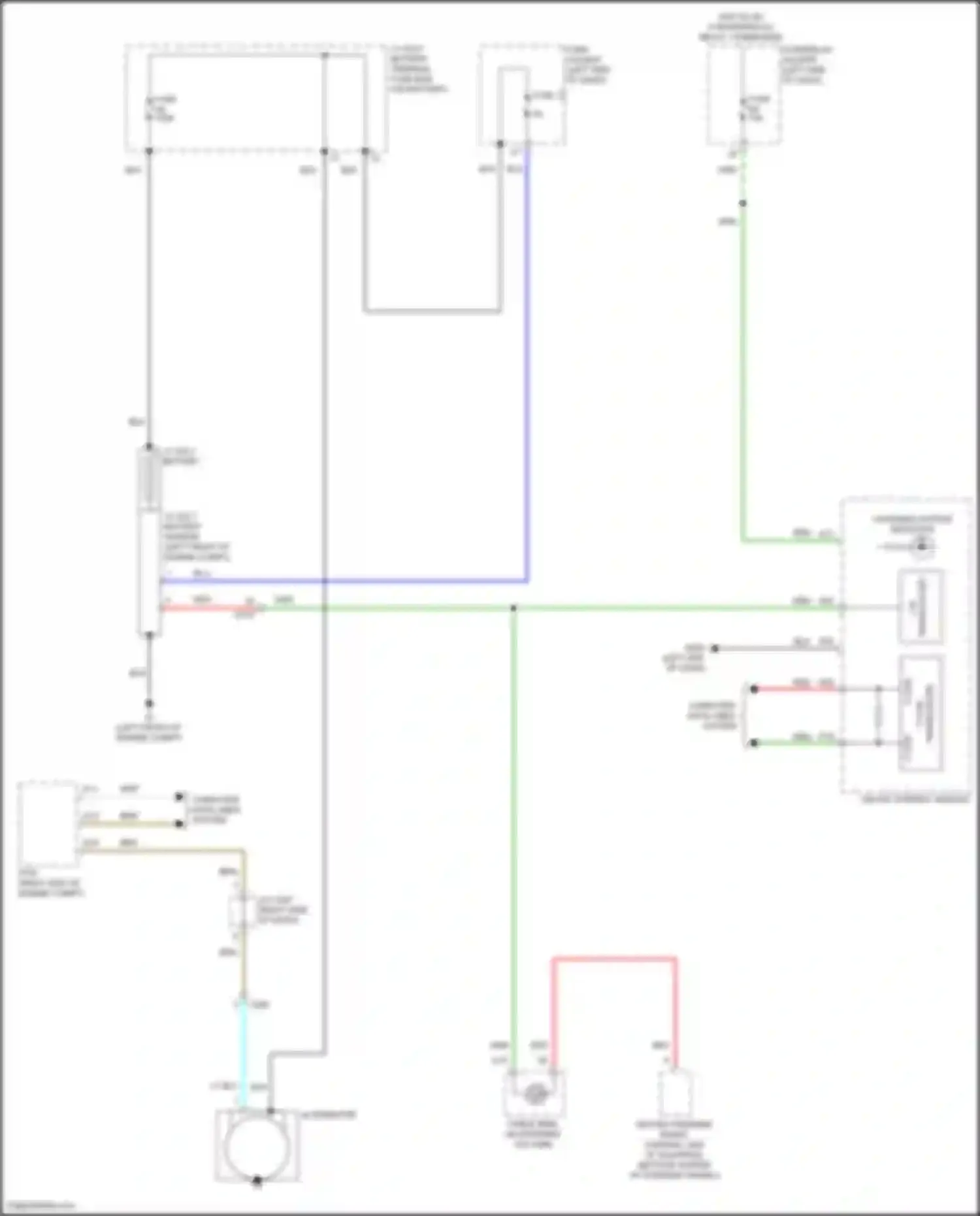 Odyssey Honda V facelift 2 (2020-2024): Charging circuit