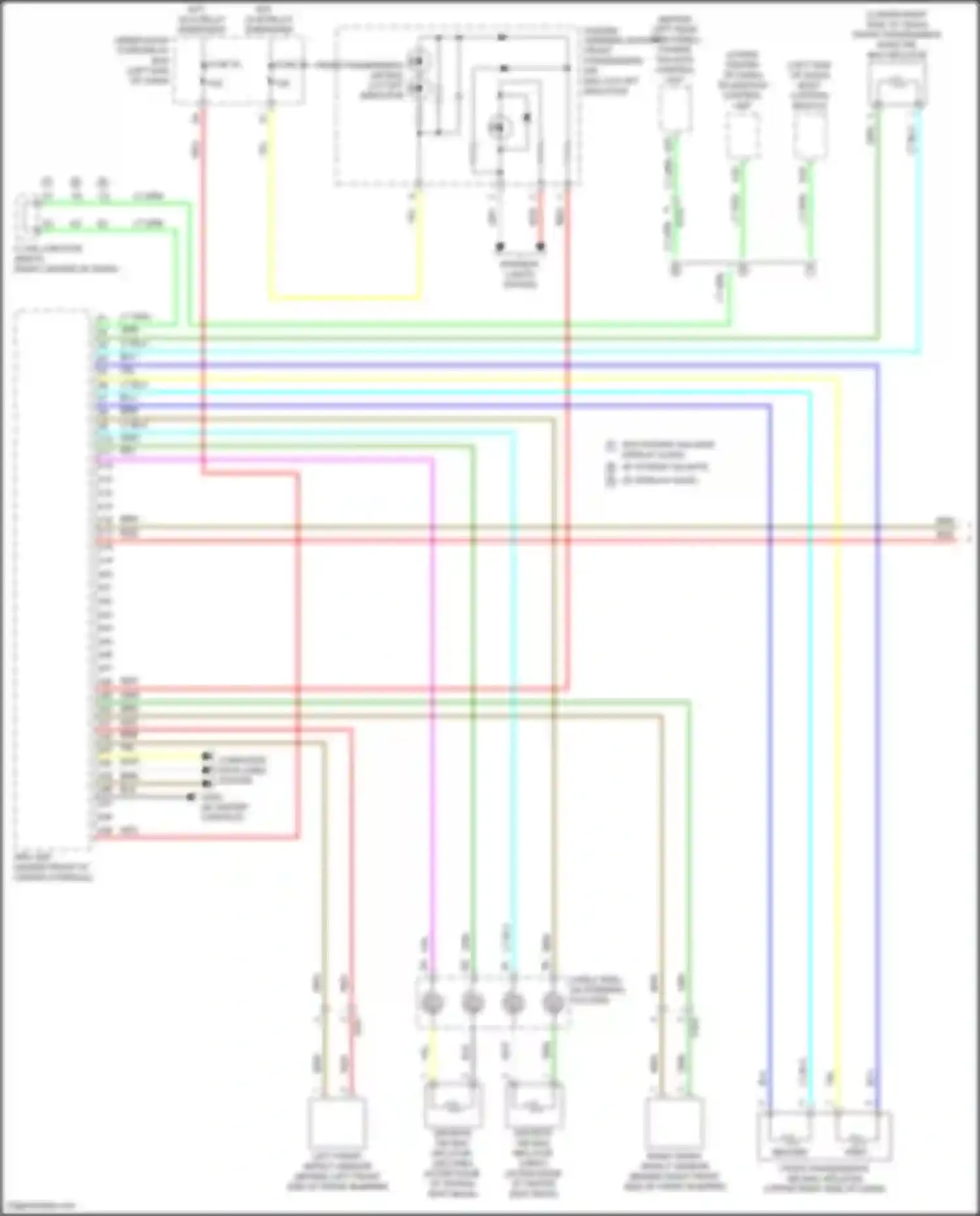 Odyssey Honda V facelift 2 (2020-2024): Supplemental restraints circuit (1 of 3)