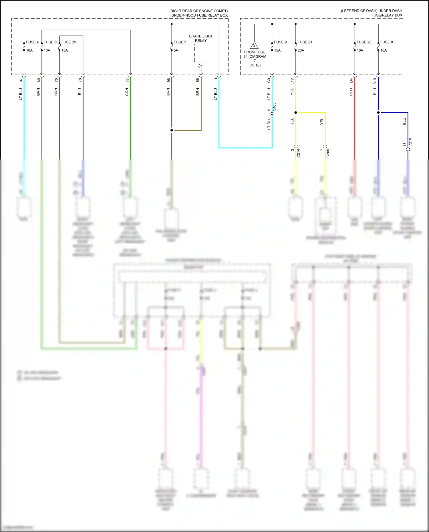 Wiring diagram a/c compressor for Honda Odyssey V facelift 2 (2020-2024) (1 of 1)