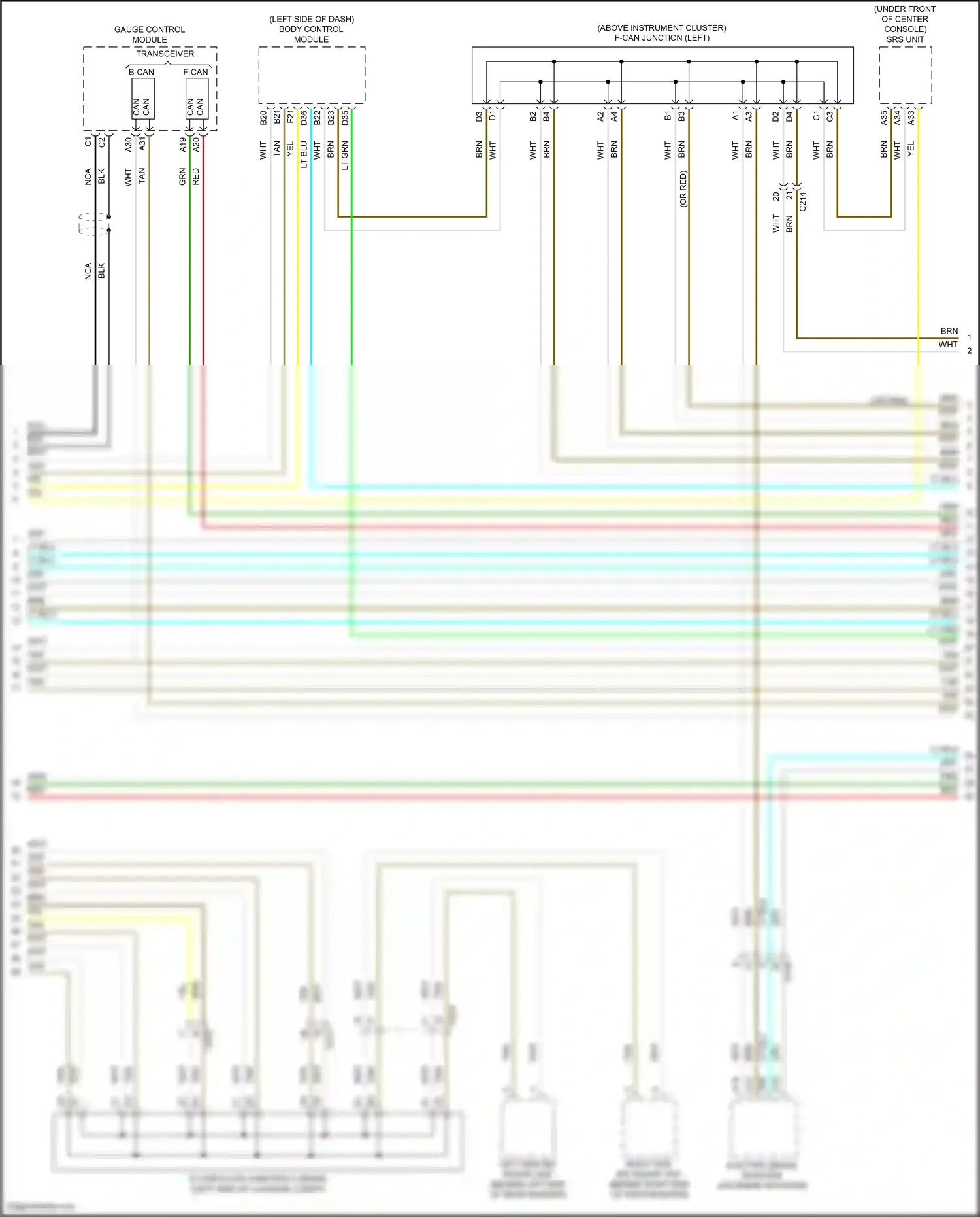 Wiring diagram body control module for Honda Odyssey V facelift 2 (2020-2024) (32 of 32)