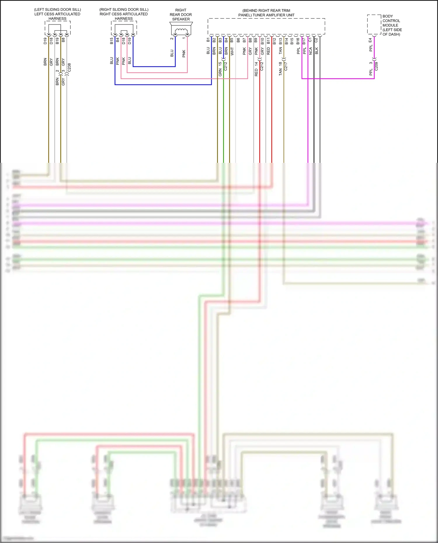 Wiring diagram body control module for Honda Odyssey V facelift 2 (2020-2024) (8 of 32)