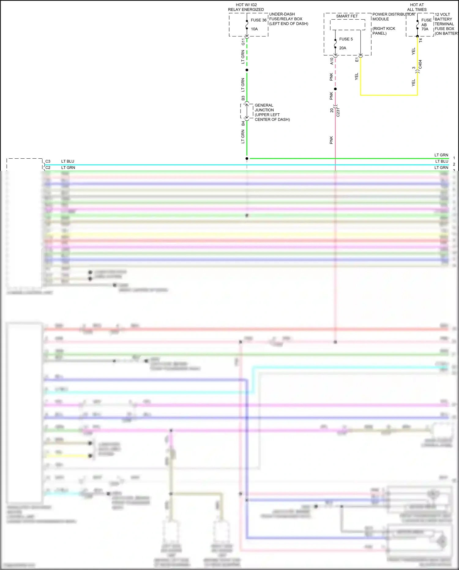 Wiring diagram computer data lines system for Honda Odyssey V facelift 2 (2020-2024) (45 of 87)