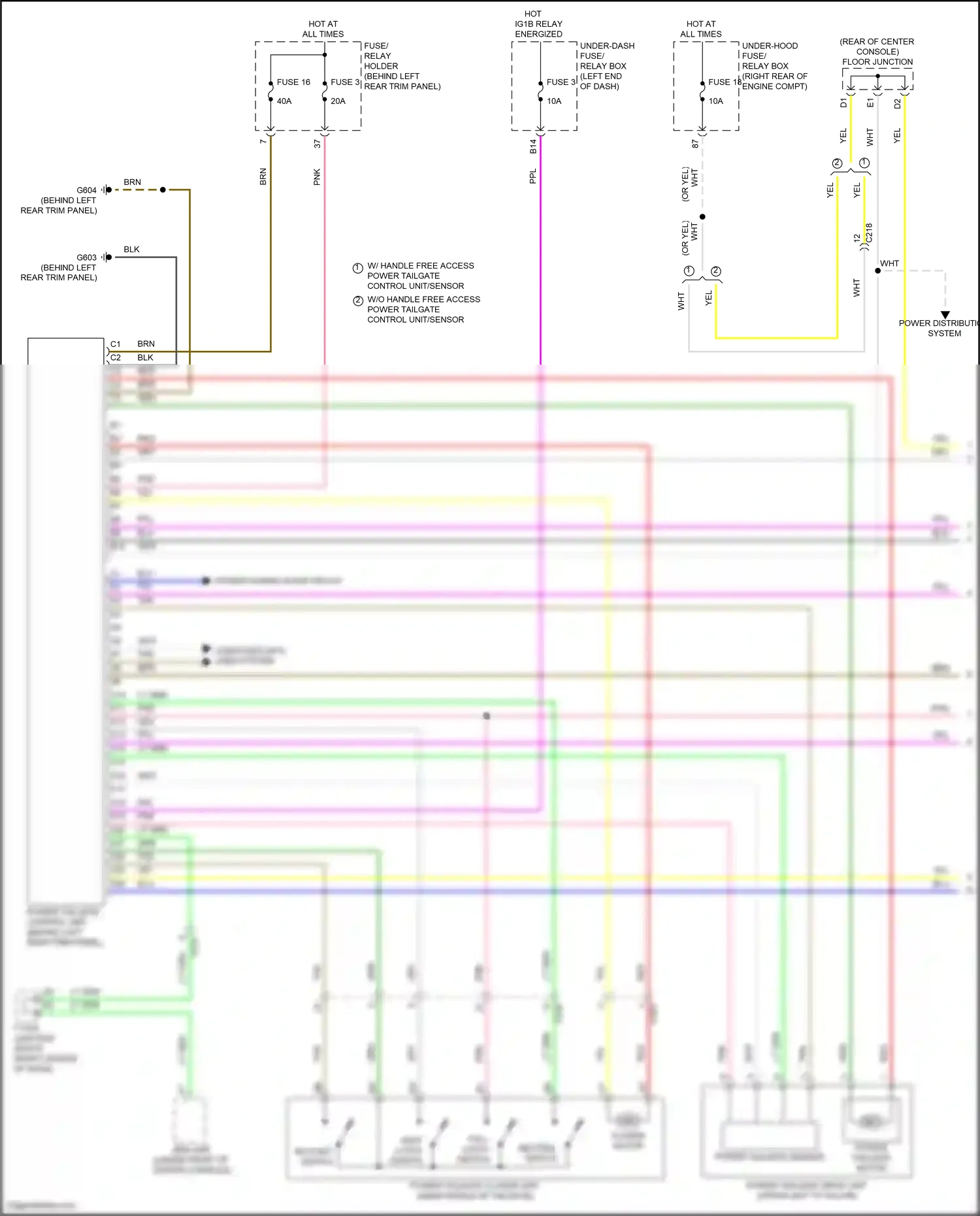 Wiring diagram computer data lines system for Honda Odyssey V facelift 2 (2020-2024) (27 of 87)