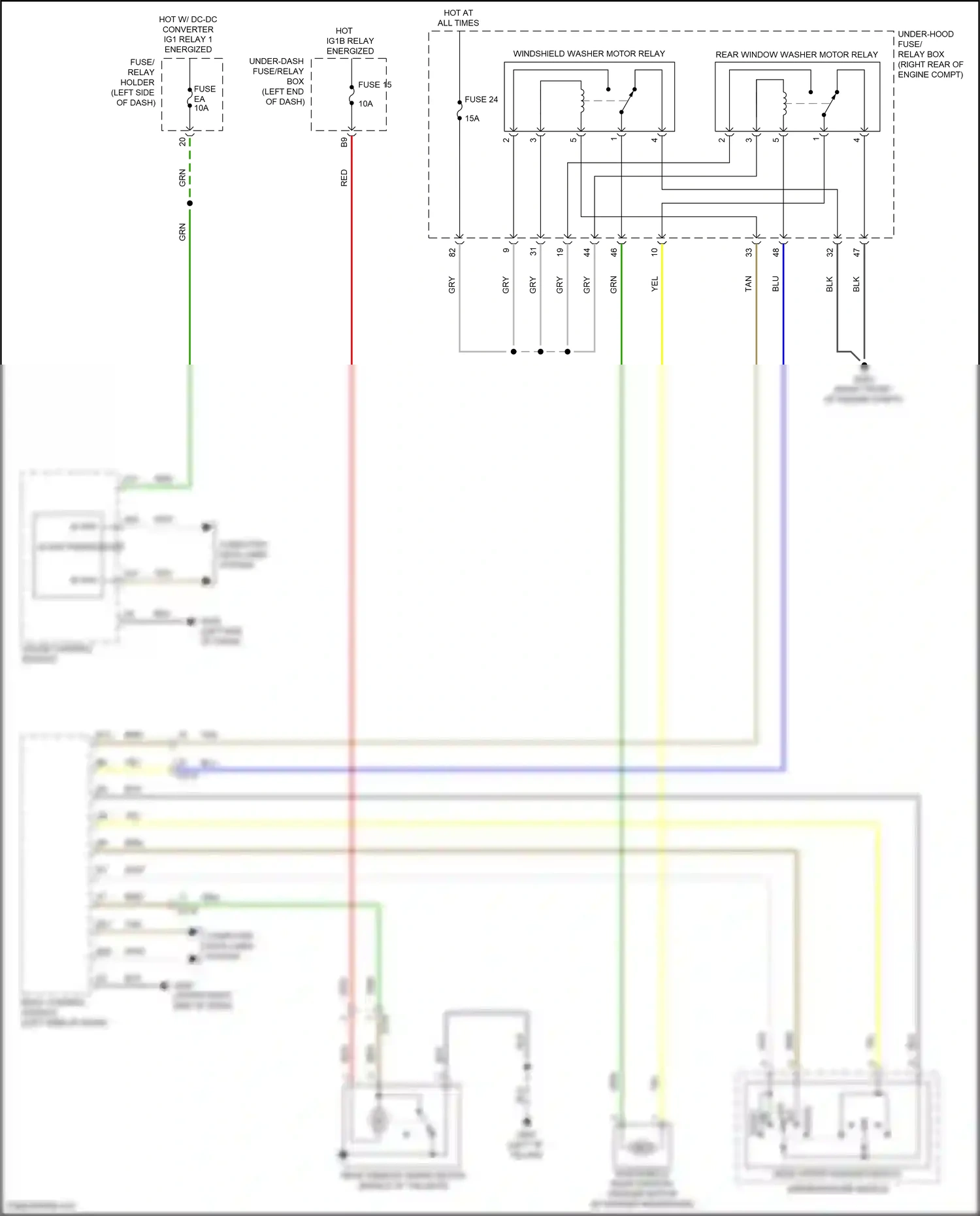 Wiring diagram computer data lines system for Honda Odyssey V facelift 2 (2020-2024) (57 of 87)