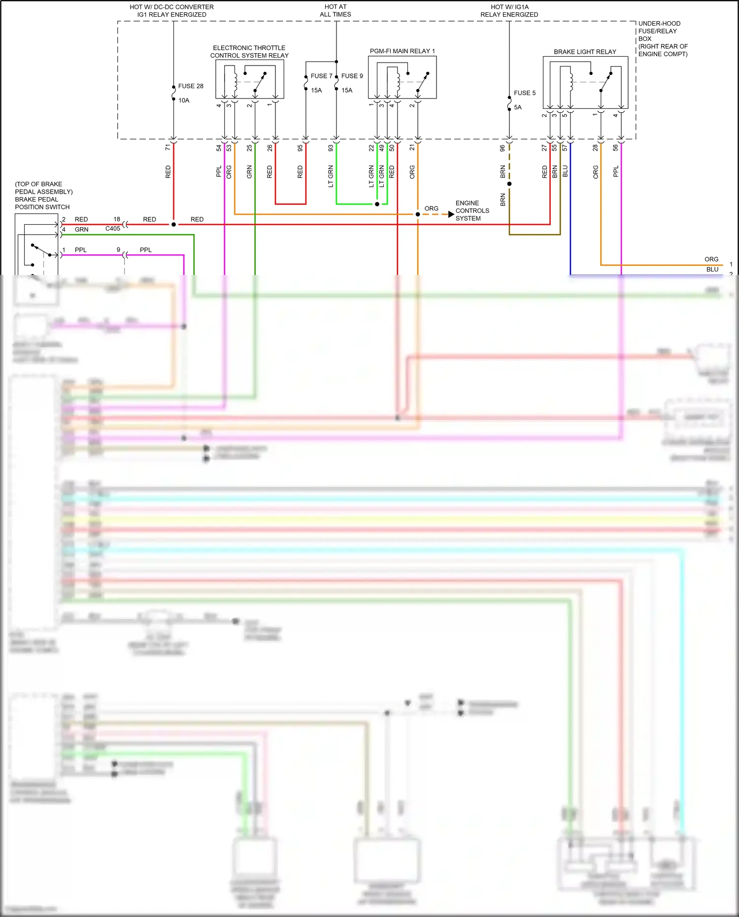 Wiring diagram computer data lines system for Honda Odyssey V facelift 2 (2020-2024) (12 of 87)